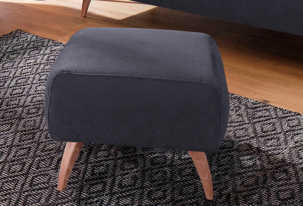 Home affaire Hocker »Baggio«, mit Holzfüßen