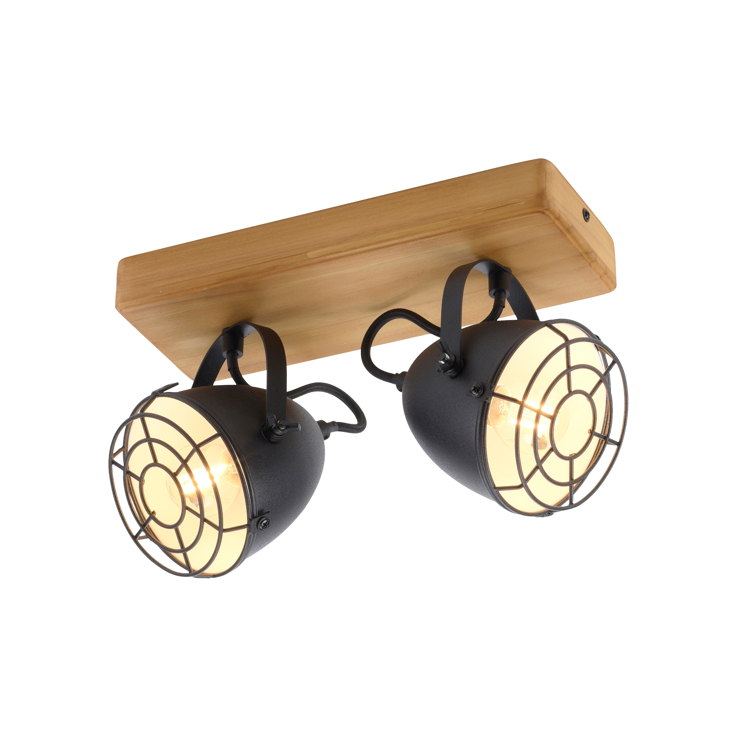 JUST LIGHT Deckenleuchte »BEETLE«, 2 flammig, Leuchtmittel E14   ohne Leuch günstig online kaufen