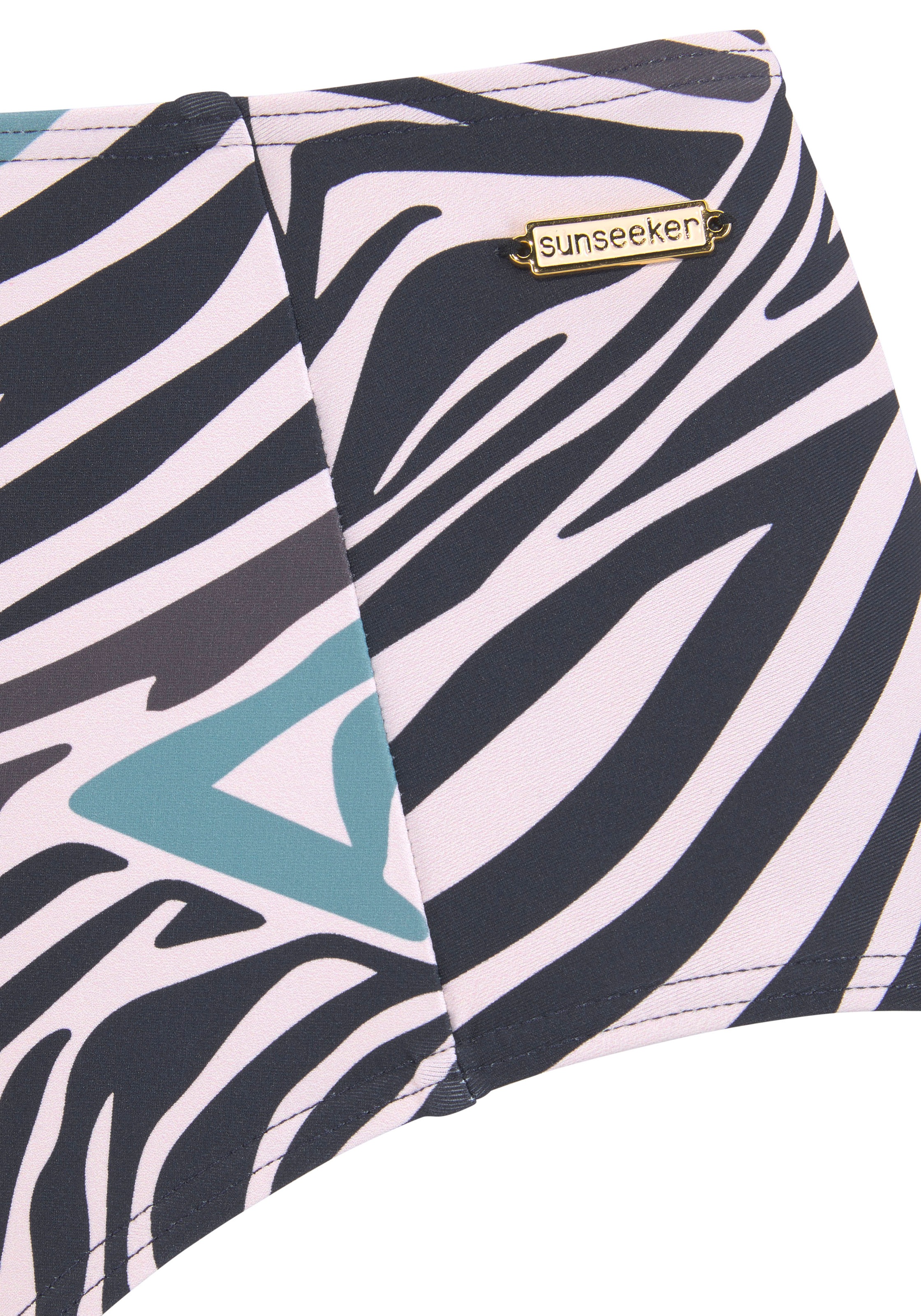 3. Bild von Sunseeker Highwaist-Bikini-Hose »Amari«, mit sommerlichem Animalprint