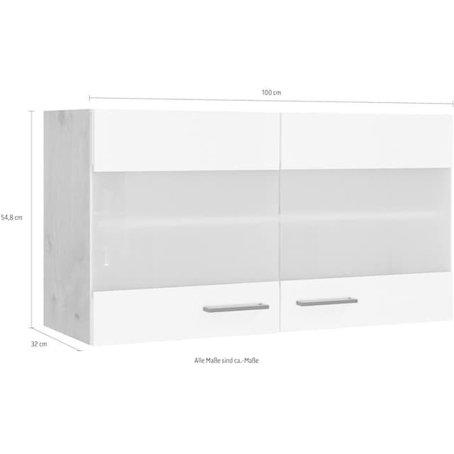 Flex-Well Glashängeschrank »Vintea«, (B x H x T) 100 x 54,8 x 32 cm, mit  Stollenglastüren online kaufen
