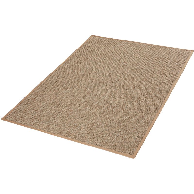 DEKOWE Teppichboden »Naturino Prestige Spezial« rechteckig 10 mm Höhe Flachgewebe, meliert, Sisal Optik, In- und Outdoor geeignet camel