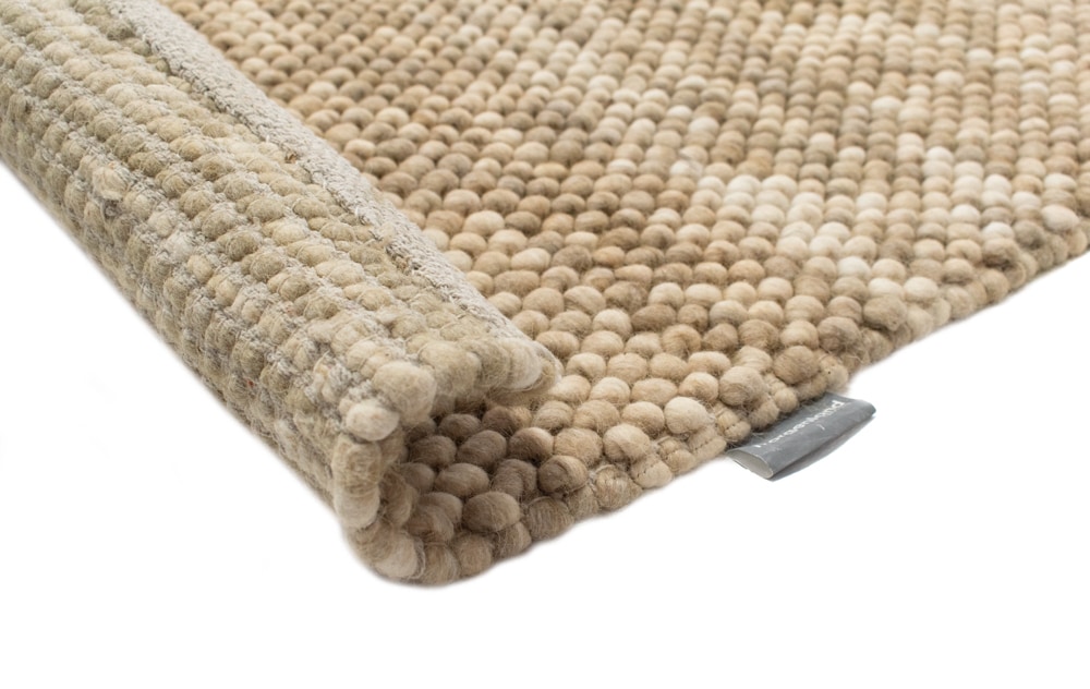 morgenland Wollteppich »Mosaik - Wollteppich«, rechteckig, 2 mm Höhe, Sehr weicher Flor
