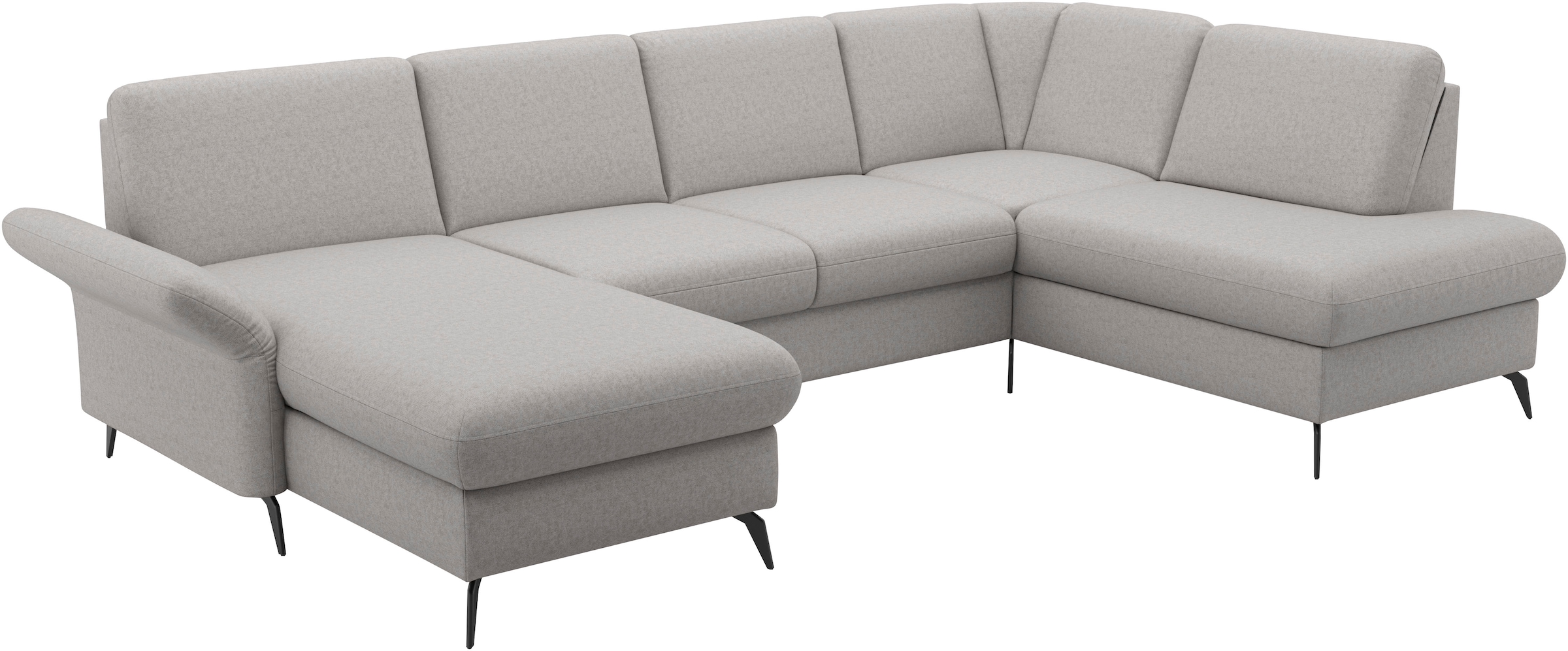 Home affaire Wohnlandschaft »Rochelle«, optional: Armteilverstellung, klappbar, Bettkasen