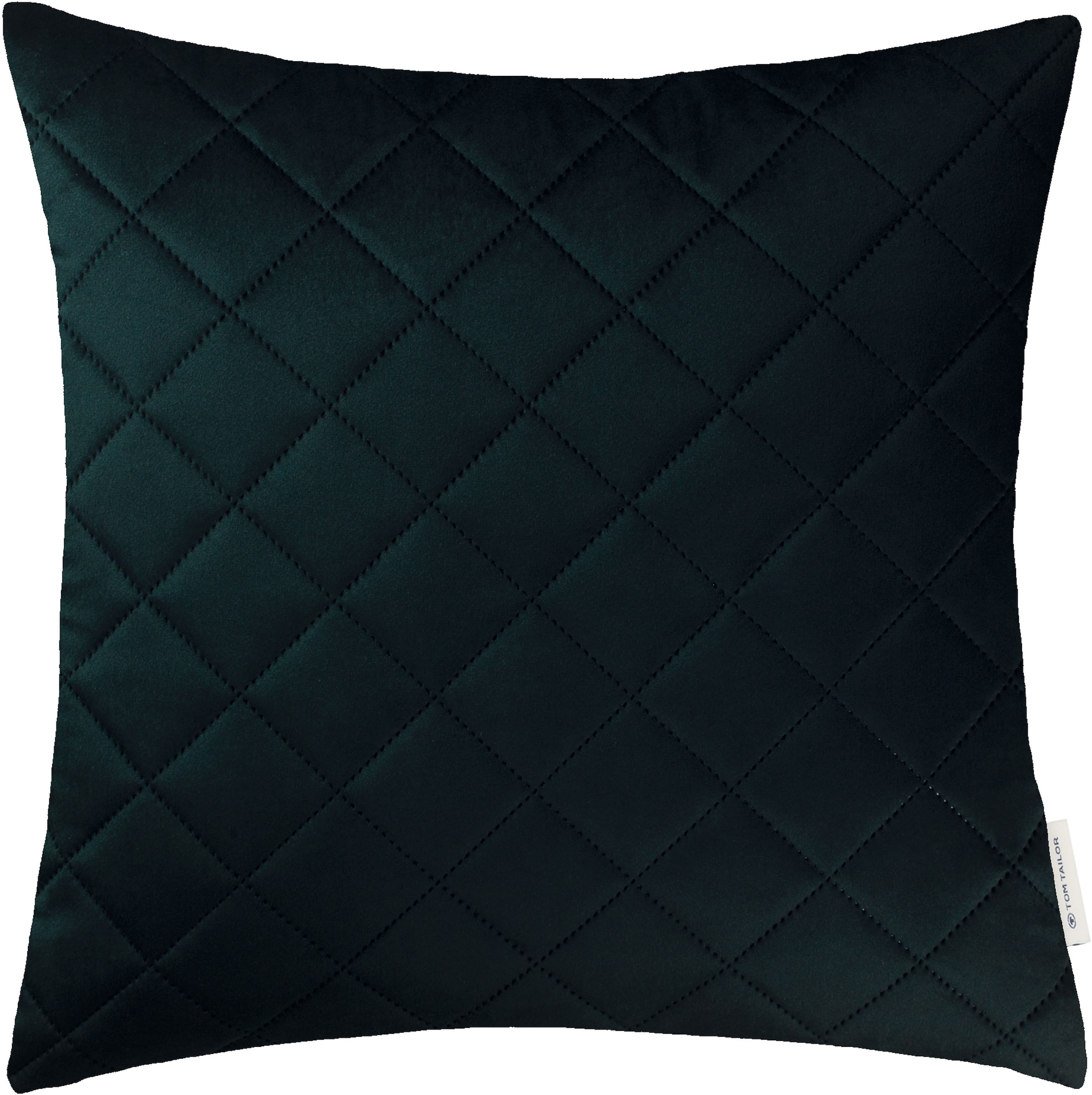 TOM TAILOR HOME Dekokissen »FrenchVelvet Quilt«, Kissenhülle ohne Füllung, 1 Stück