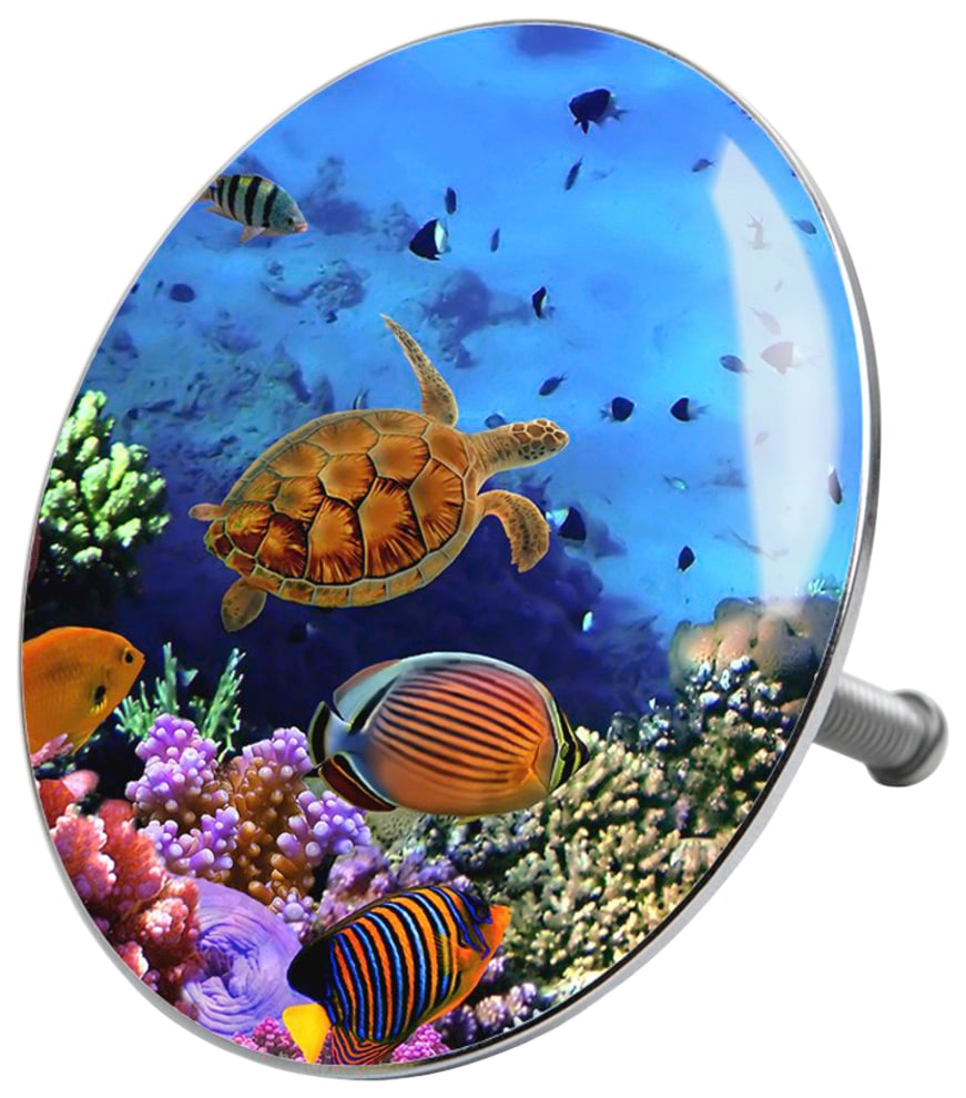 Sanilo Badaccessoire-Set »Ocean« bestehend aus WC-Sitz, Badteppich, Stöpsel, Seifenspender, WC-Bürste