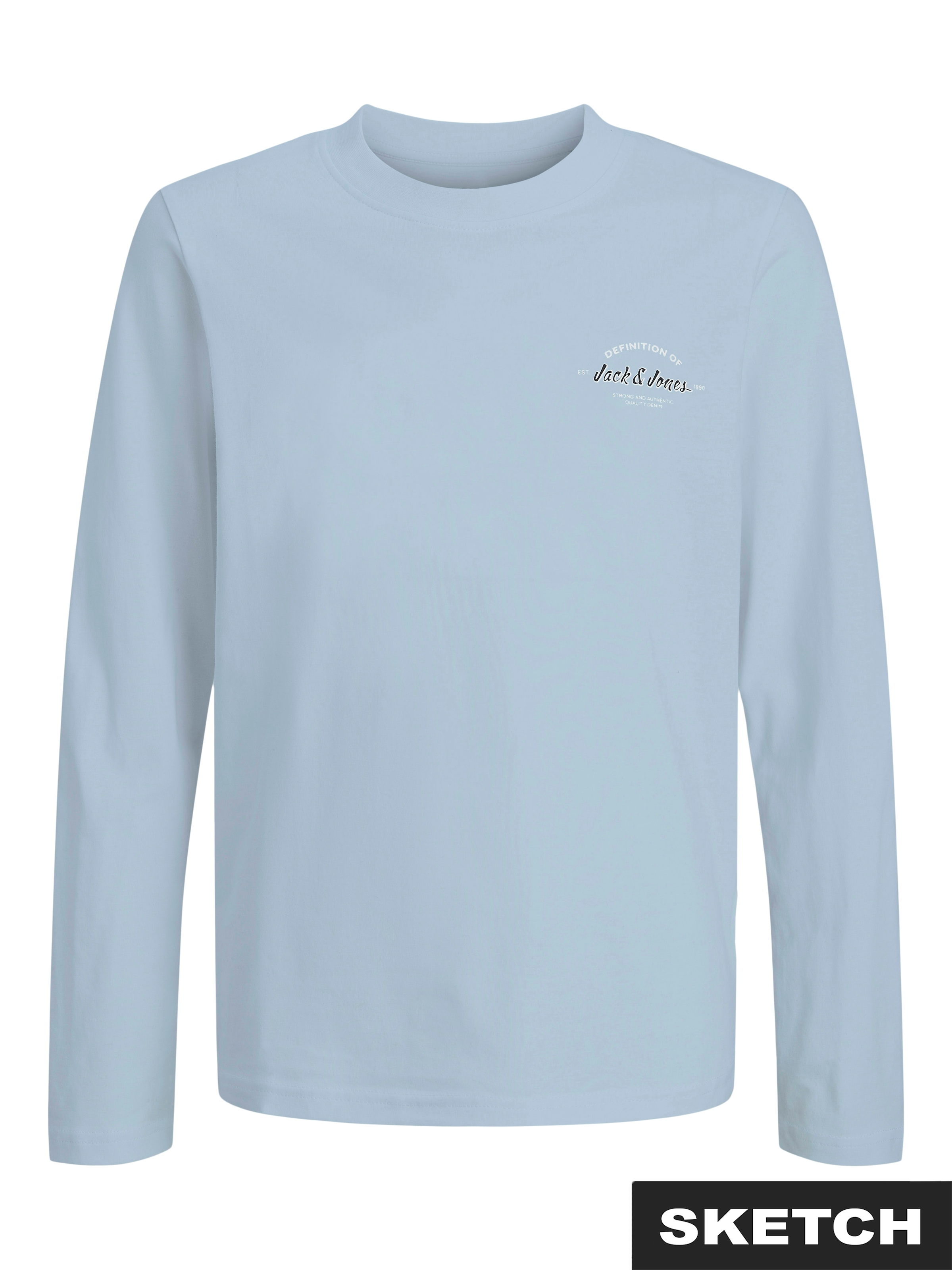 Jack & Jones Junior Langarmshirt »JJBRANDON TEE LS CREW NECK 2PK MP JNR« Packung, 2 tlg.