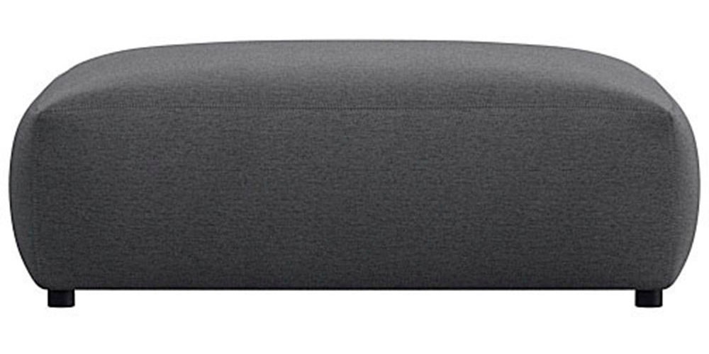 FLEXLUX Pouf »Lucera«, modern & anschmiegsam, Kaltschaum, Stahl-Wellenunterfederung
