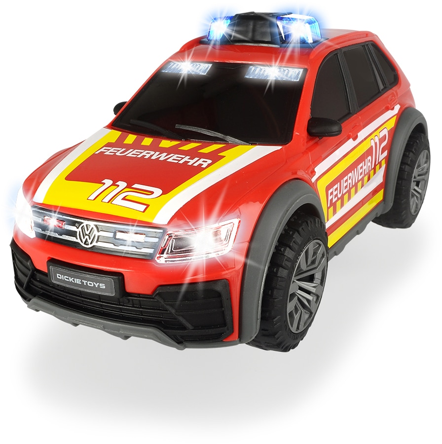 Dickie Toys Spielzeug-Auto »VW Tiguan R-Line Fire Car«, mit Licht und Sound