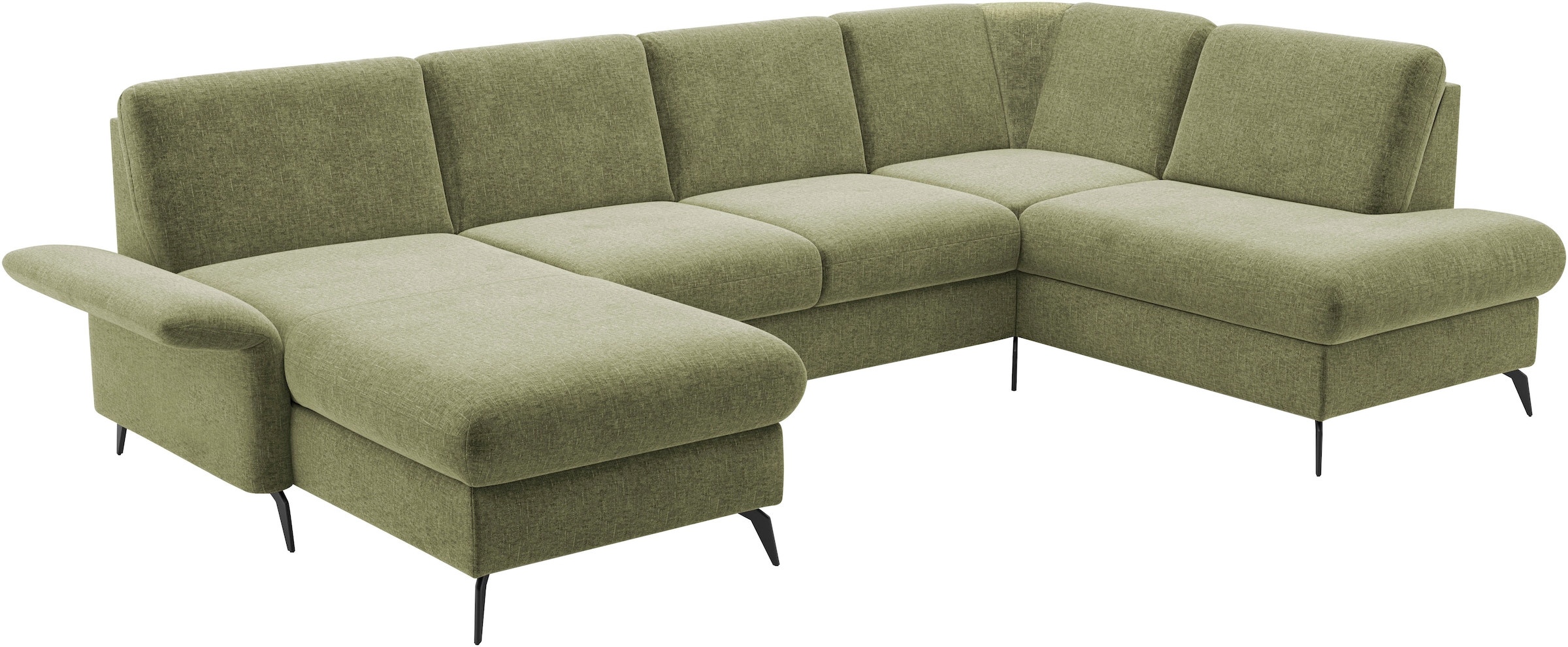 Home affaire Wohnlandschaft »Rochelle«, optional: Armteilverstellung, klappbar, Bettkasen
