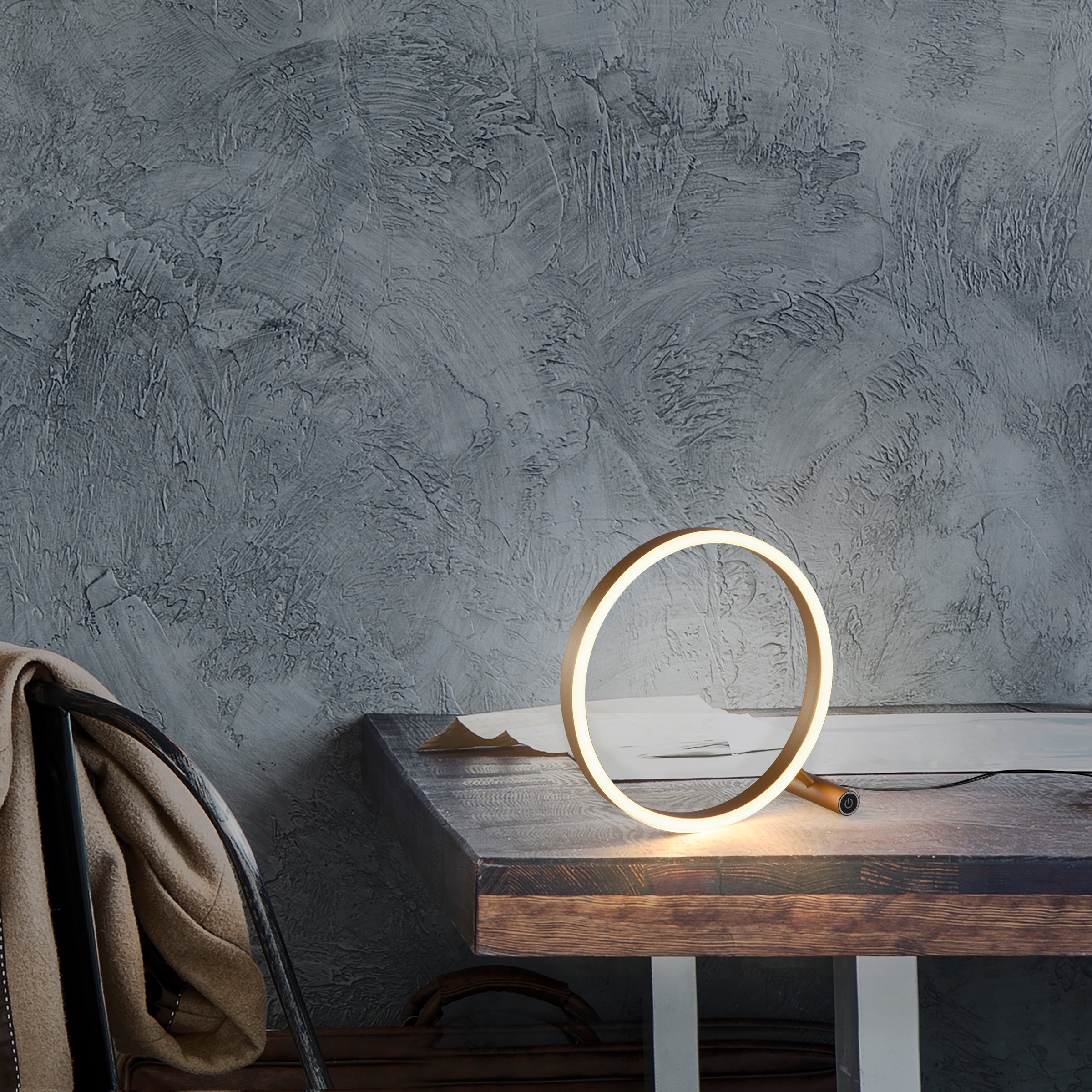 JUST LIGHT Tischleuchte »RITUS«, 1 flammig, Leuchtmittel LED-Board   LED fe günstig online kaufen