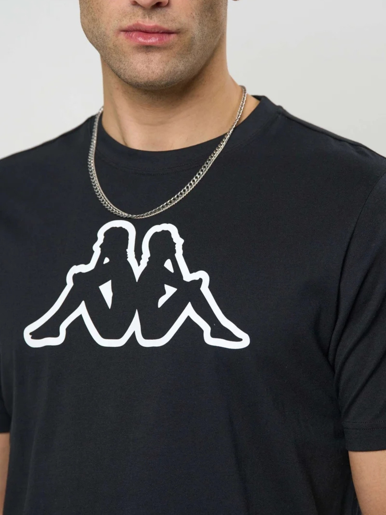 Kappa Kurzarmhemd »Kappa T-shirt Logo Cromen«