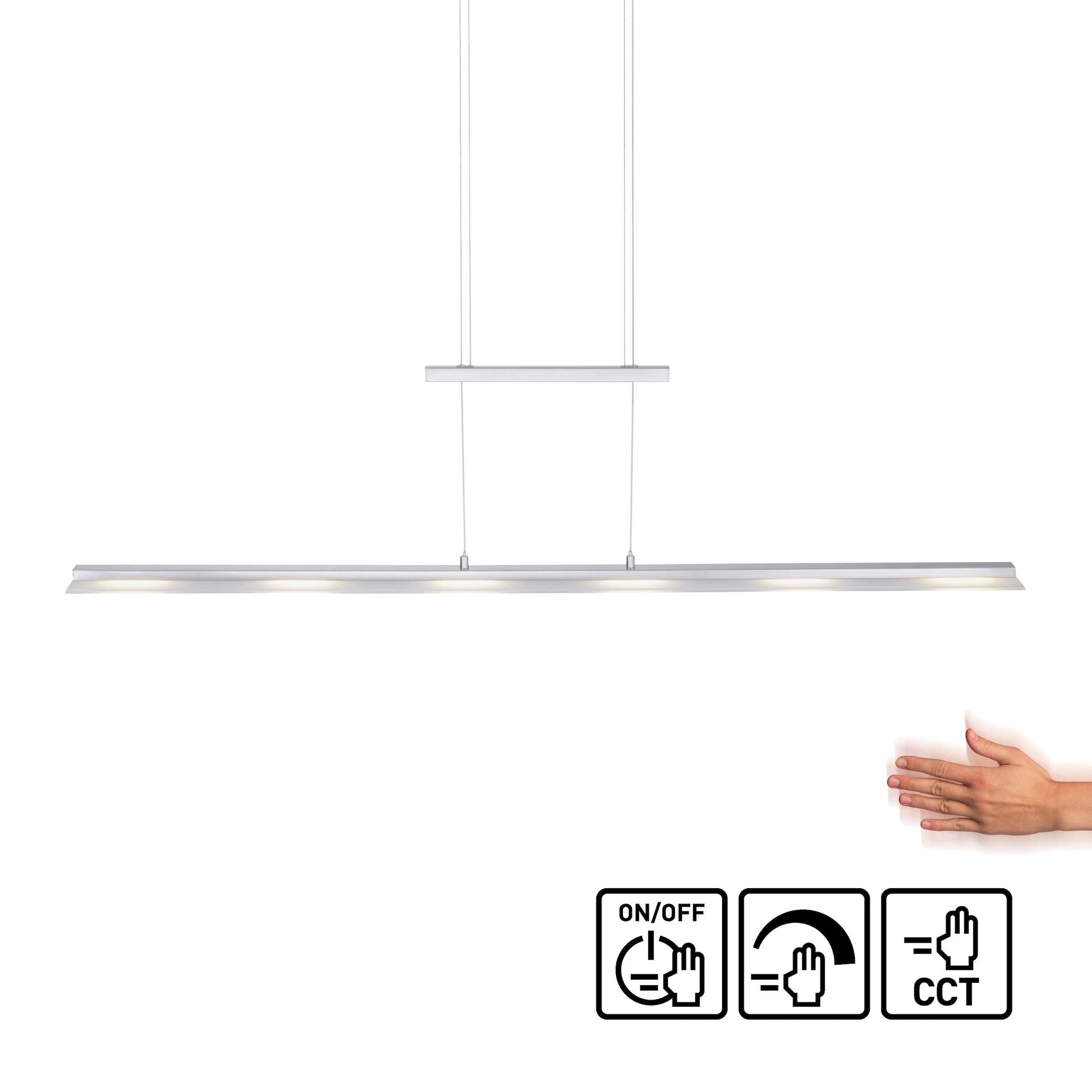 JUST LIGHT LED Deckenleuchte »NELE« LED-Board 1 Stk. warmweiß - kaltweiß di günstig online kaufen