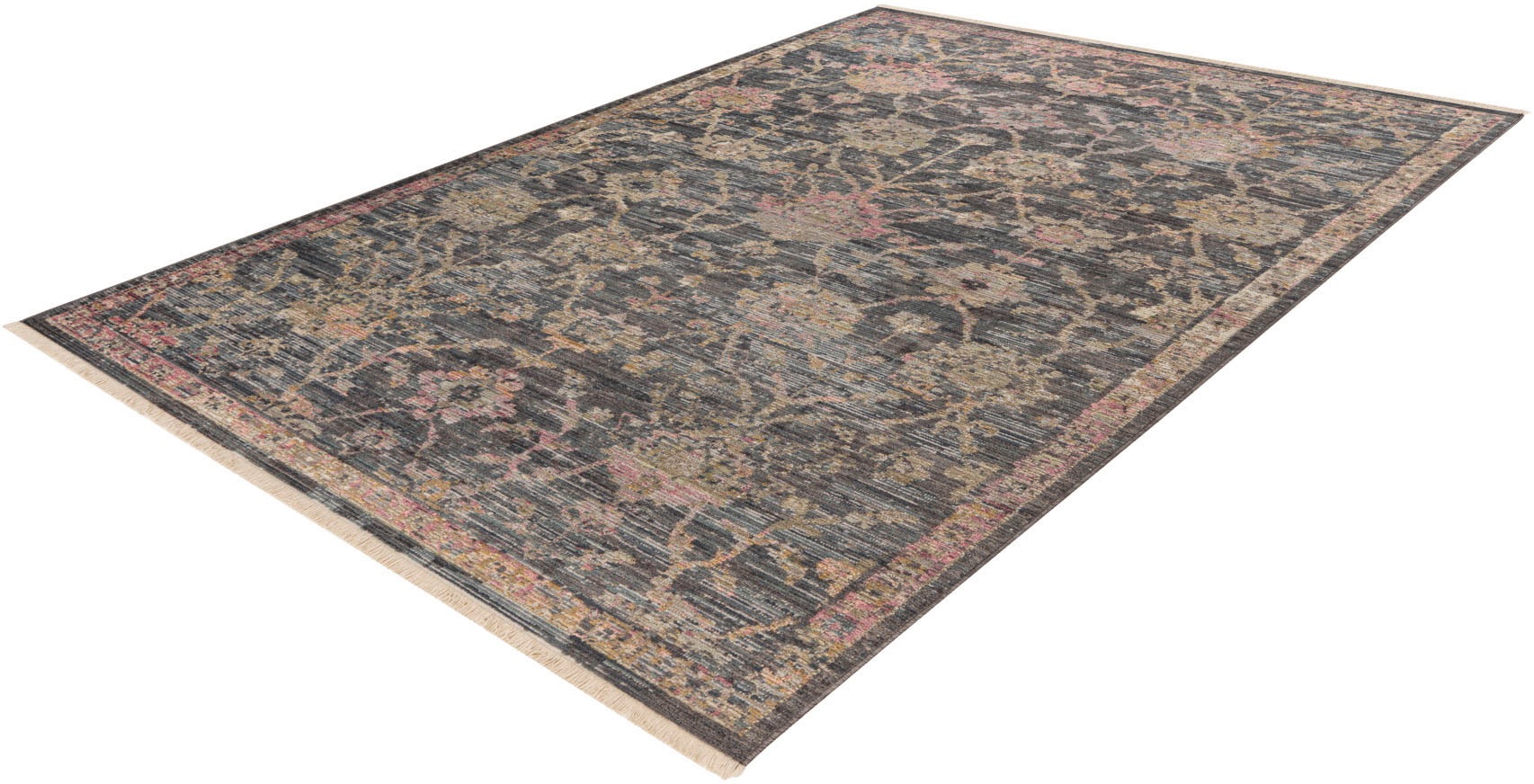 Bild von Obsession Teppich »My Bahia 570«, rechteckig, Orientalisches Muster, Vintage Design, mit Fransen, Wohnzimmer