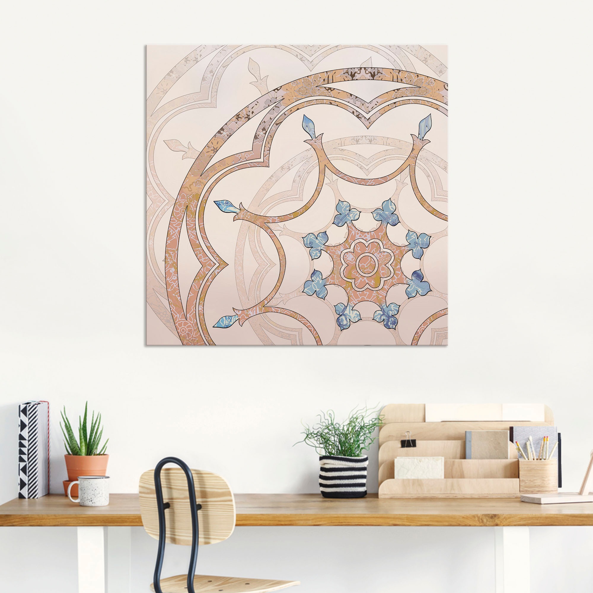 Artland Wandbild »Boho Mandala«, Muster, (1 St.), als Alubild, Outdoorbild, günstig online kaufen