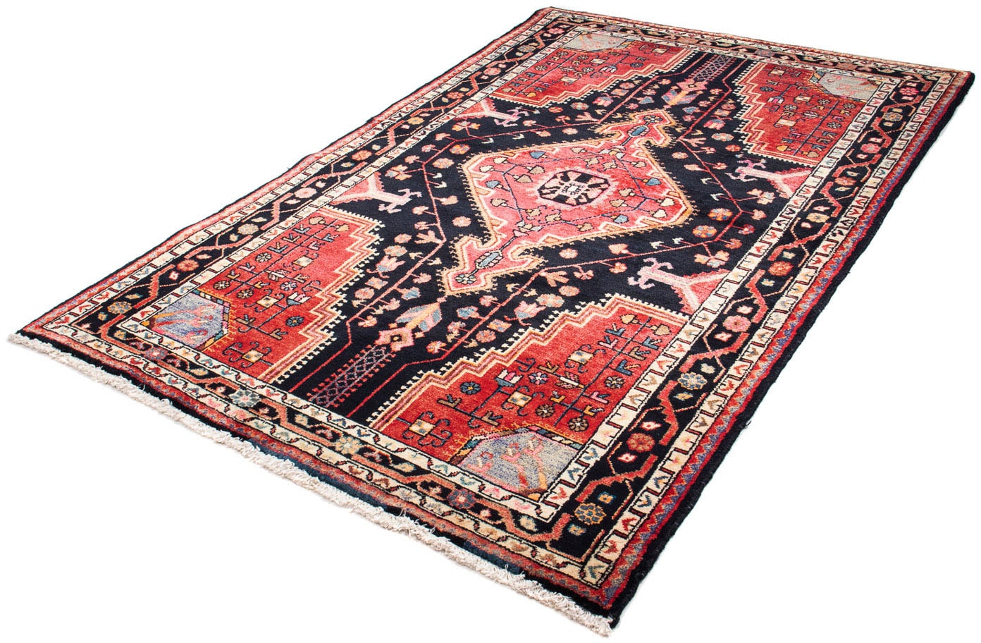 morgenland Orientteppich »Perser - Nomadic - 220 x 139 cm - dunkelblau«, re günstig online kaufen