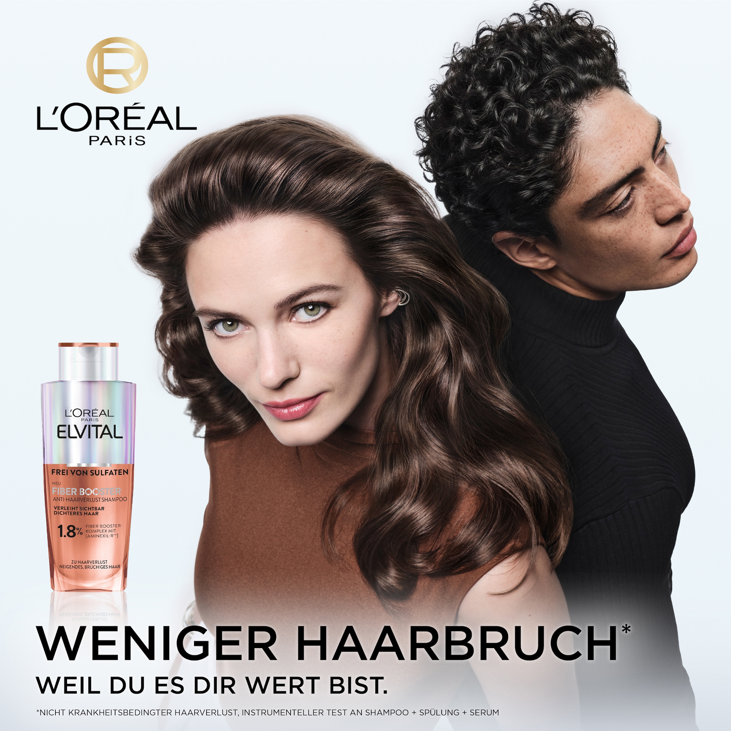 L'ORÉAL PARIS Haarshampoo »L'Oréal Paris Elvital Fiber Booster Shampoo« Unterstützt bei Haarverlust und Haarbruch, stärkt die Haarfaser.