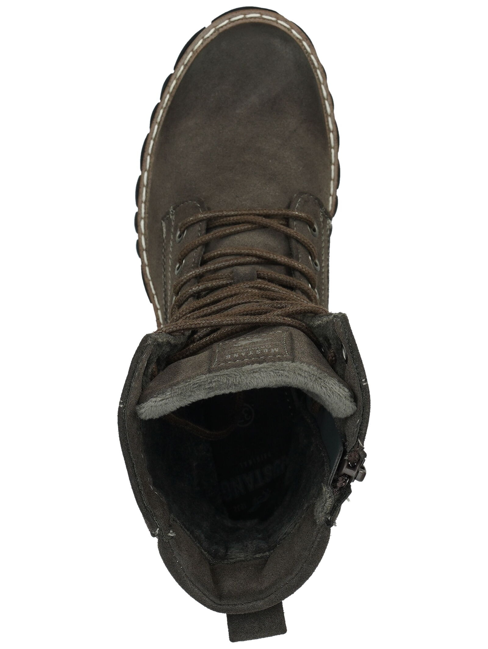 Mustang Shoes Schnürstiefelette »Mustang Shoes Stiefelette Lederimitat«