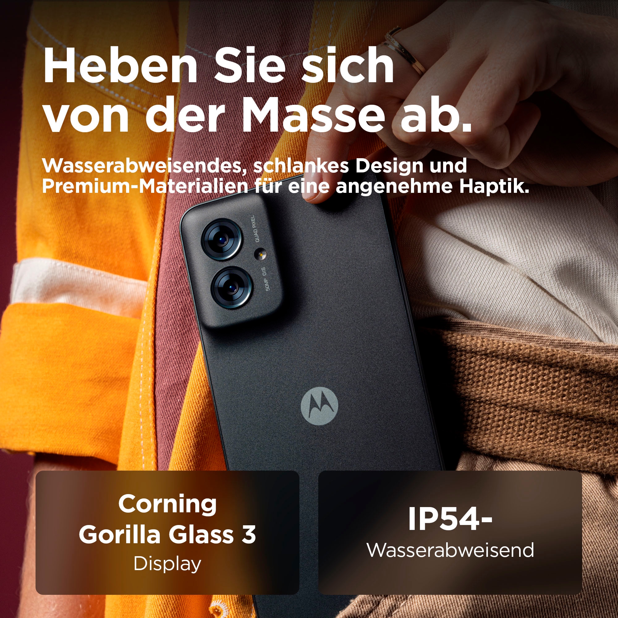 Motorola Smartphone »moto g55 5G«, Forest Grey