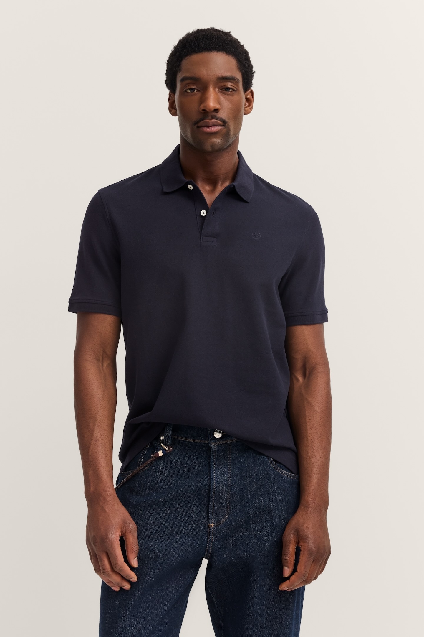 bugatti Poloshirt »Basic Essential« Modern Fit Piqué
