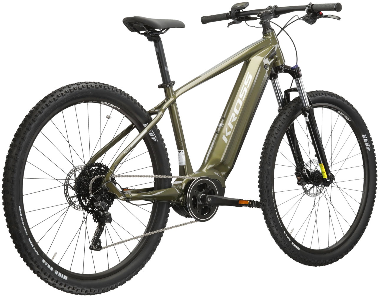 Kross E-Bike »E-MTB Hexagon Boost 4.0 29 Zoll braun«, 9 Gang, microSHIFT, ADVENT M6195, Mittelmotor 250 W