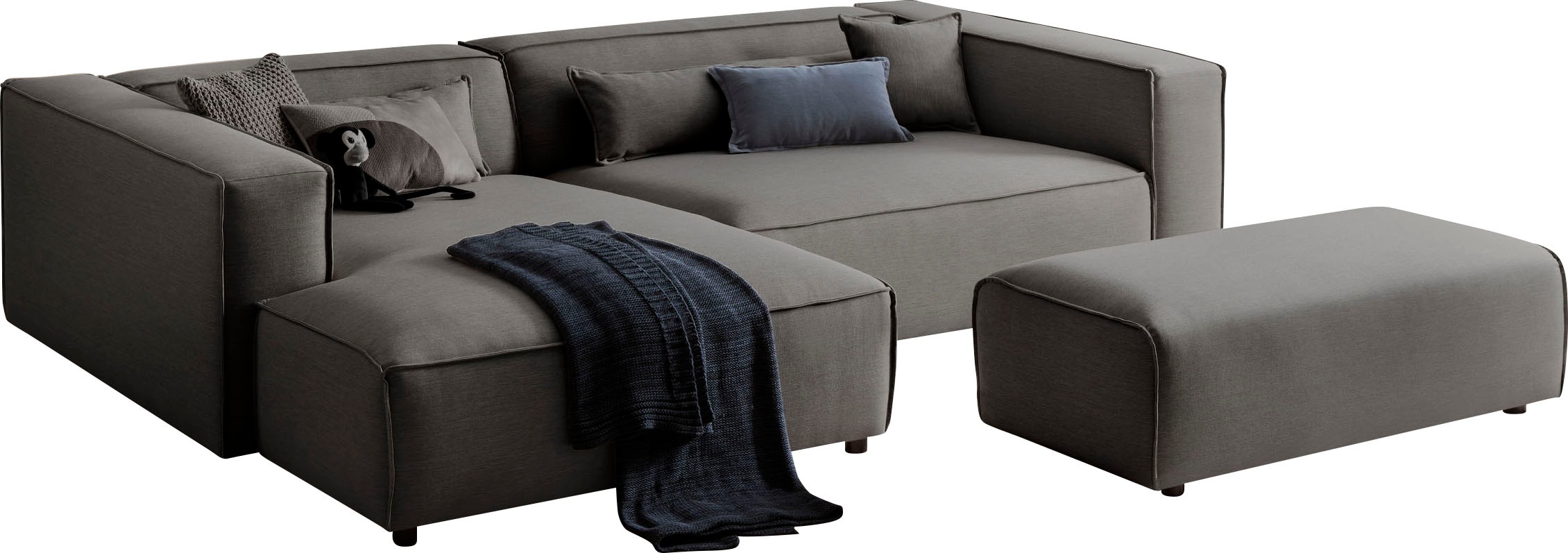LeGer Home by Lena Gercke Polsterecke »PIARA XXL, L-Form, Schlaffunktion, C günstig online kaufen