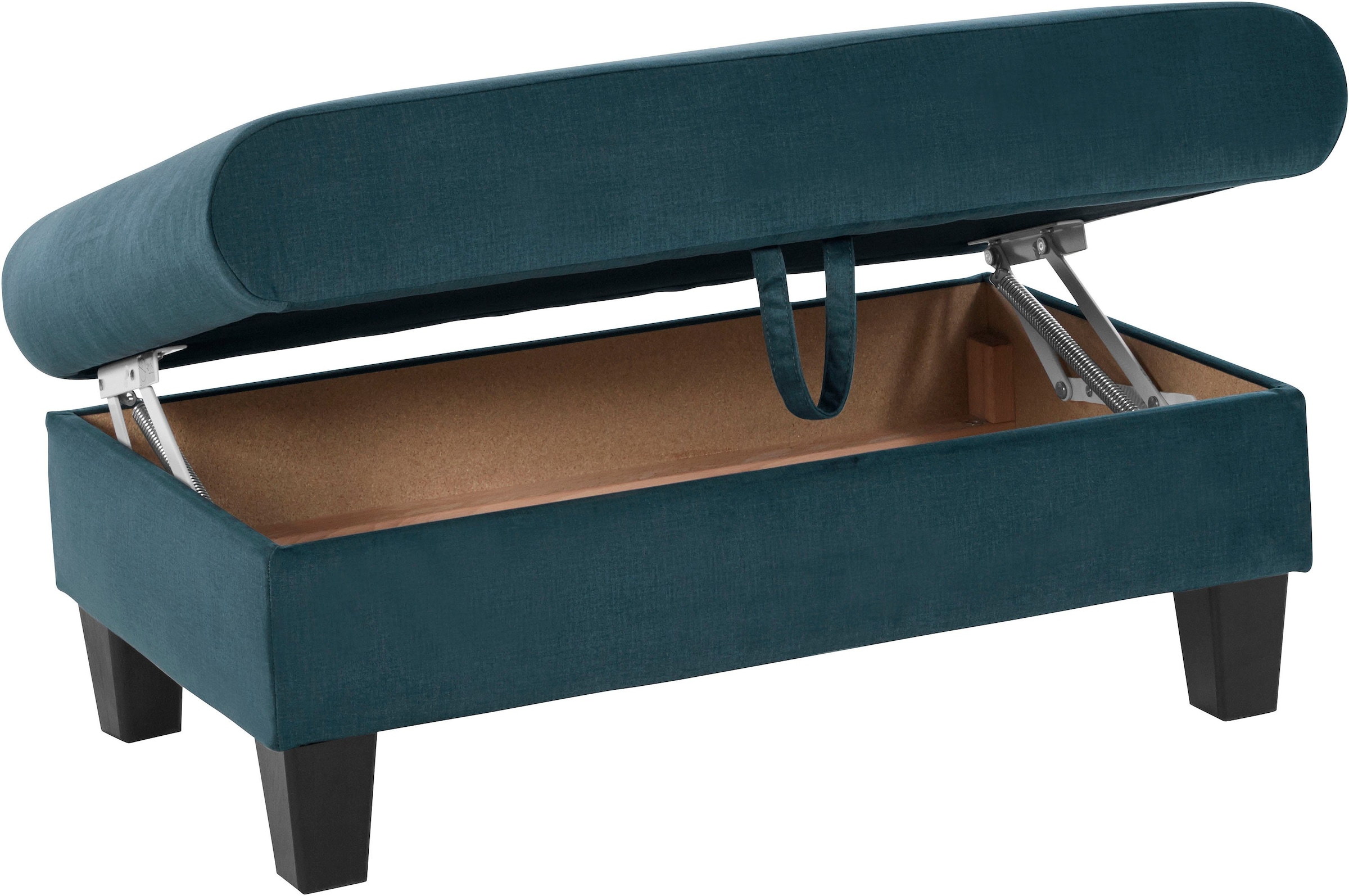 COTTA Polstergarnitur »Morven L-Form«, (Set), Set bestehend aus: Ecksofa mit Kopfteilverstellung & Hocker