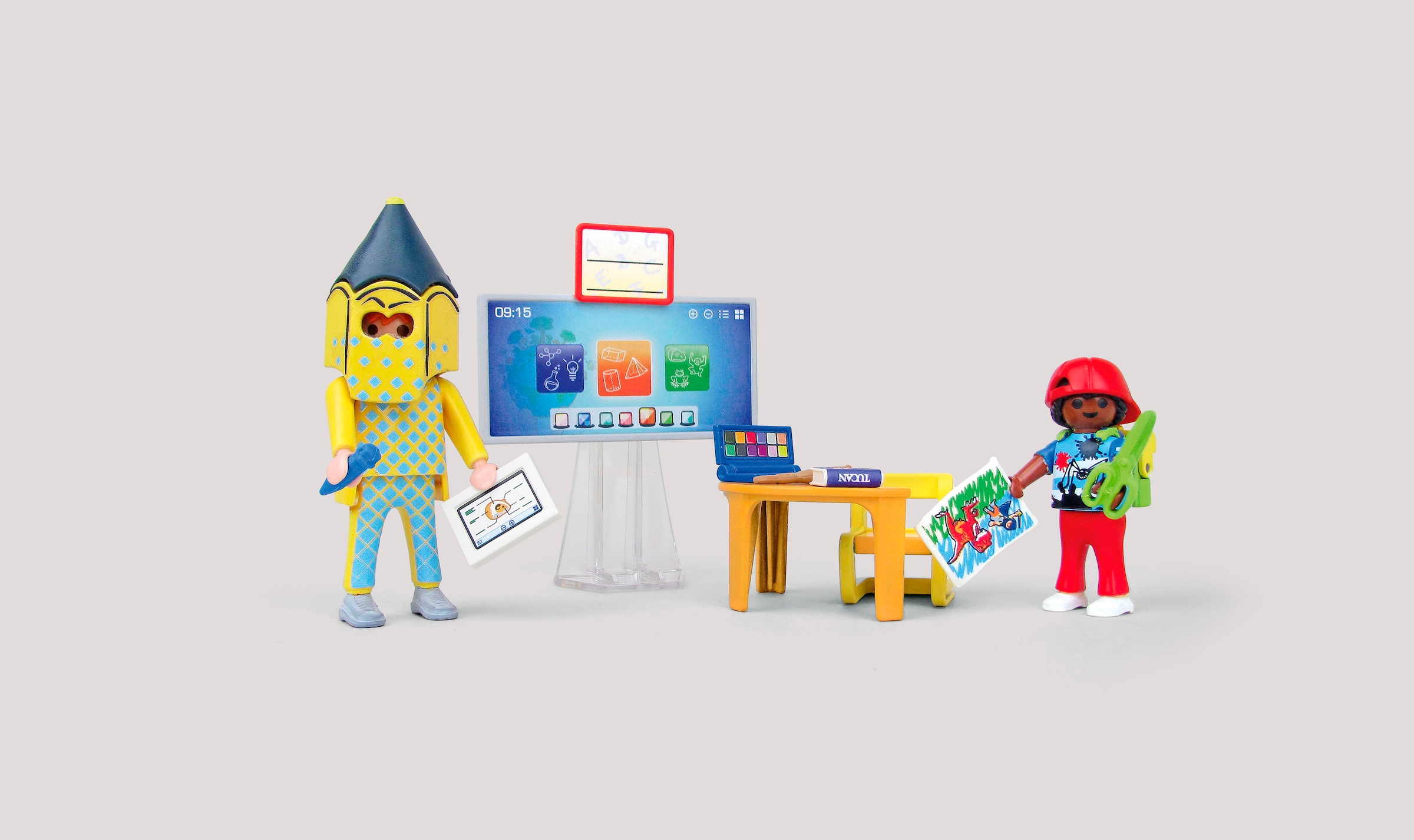Playmobil® Konstruktions-Spielset »Erster Schultag (71965), Playmobil Gift Set«, (24 St.)