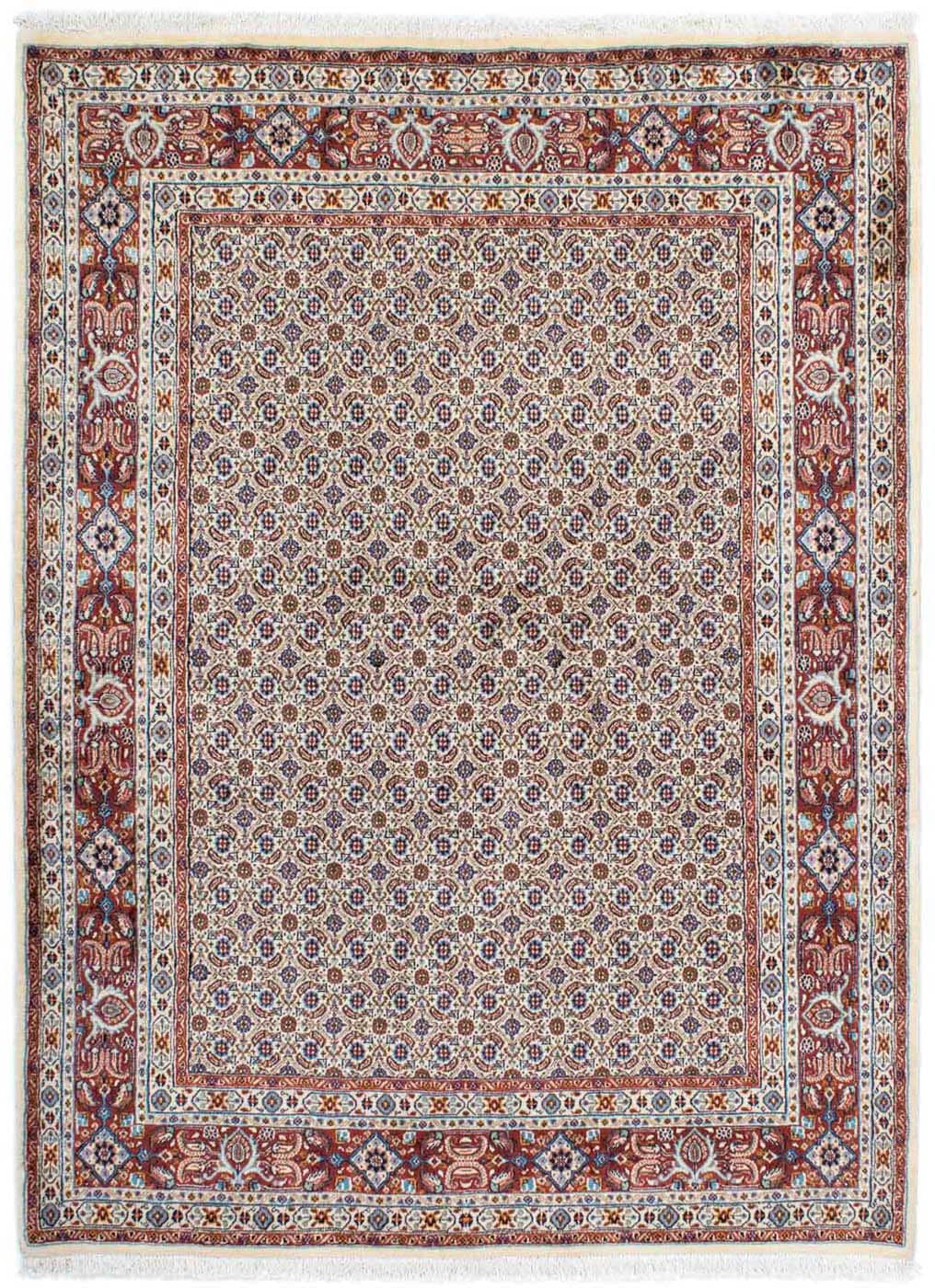 morgenland Wollteppich »Moud Stark Gemustert Blu scuro 298 x 202 cm«, recht günstig online kaufen