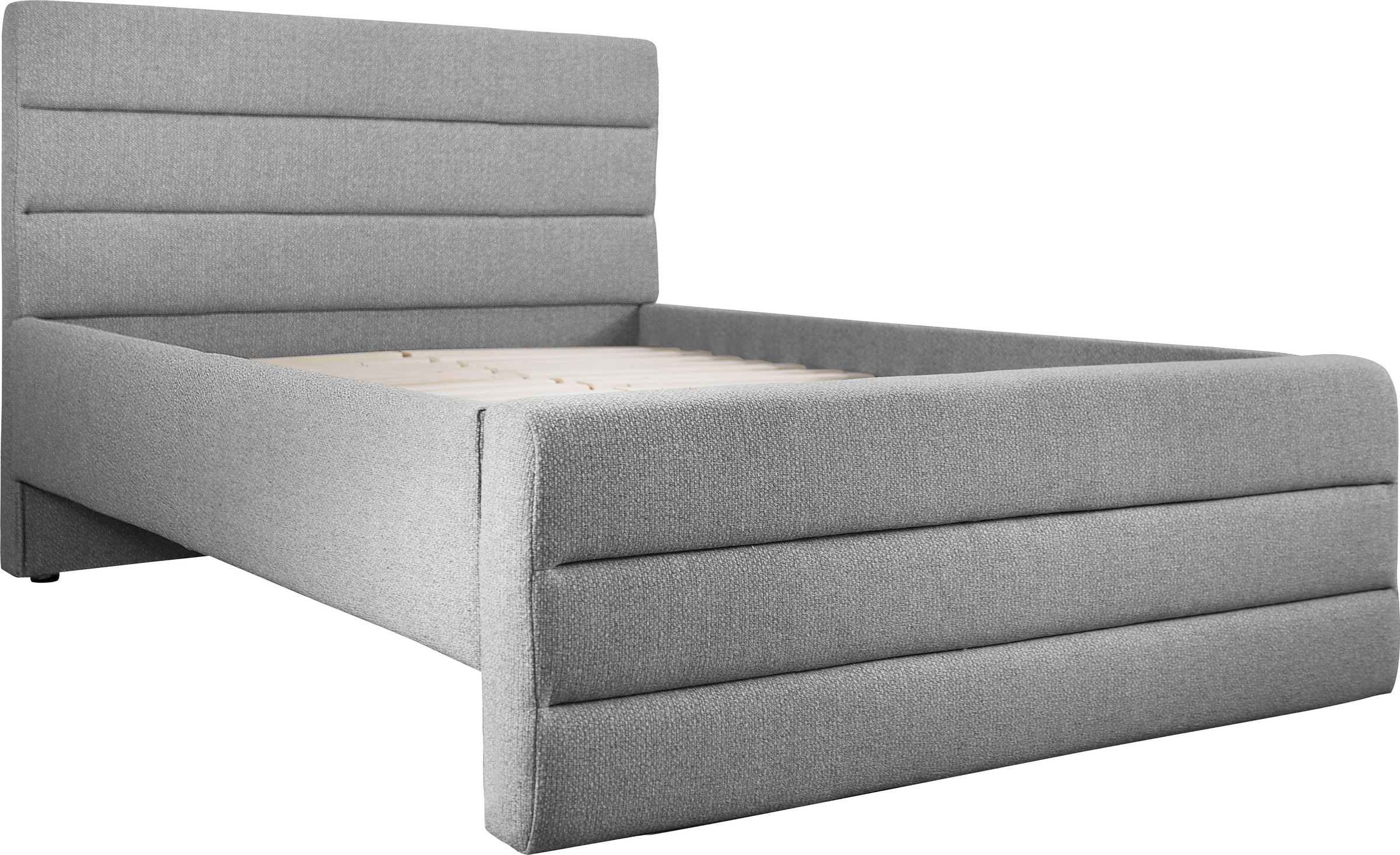 OTTO products Polsterbett "Merrit" Quernaht im Kopf- und Fußteil, in 5 Brei günstig online kaufen