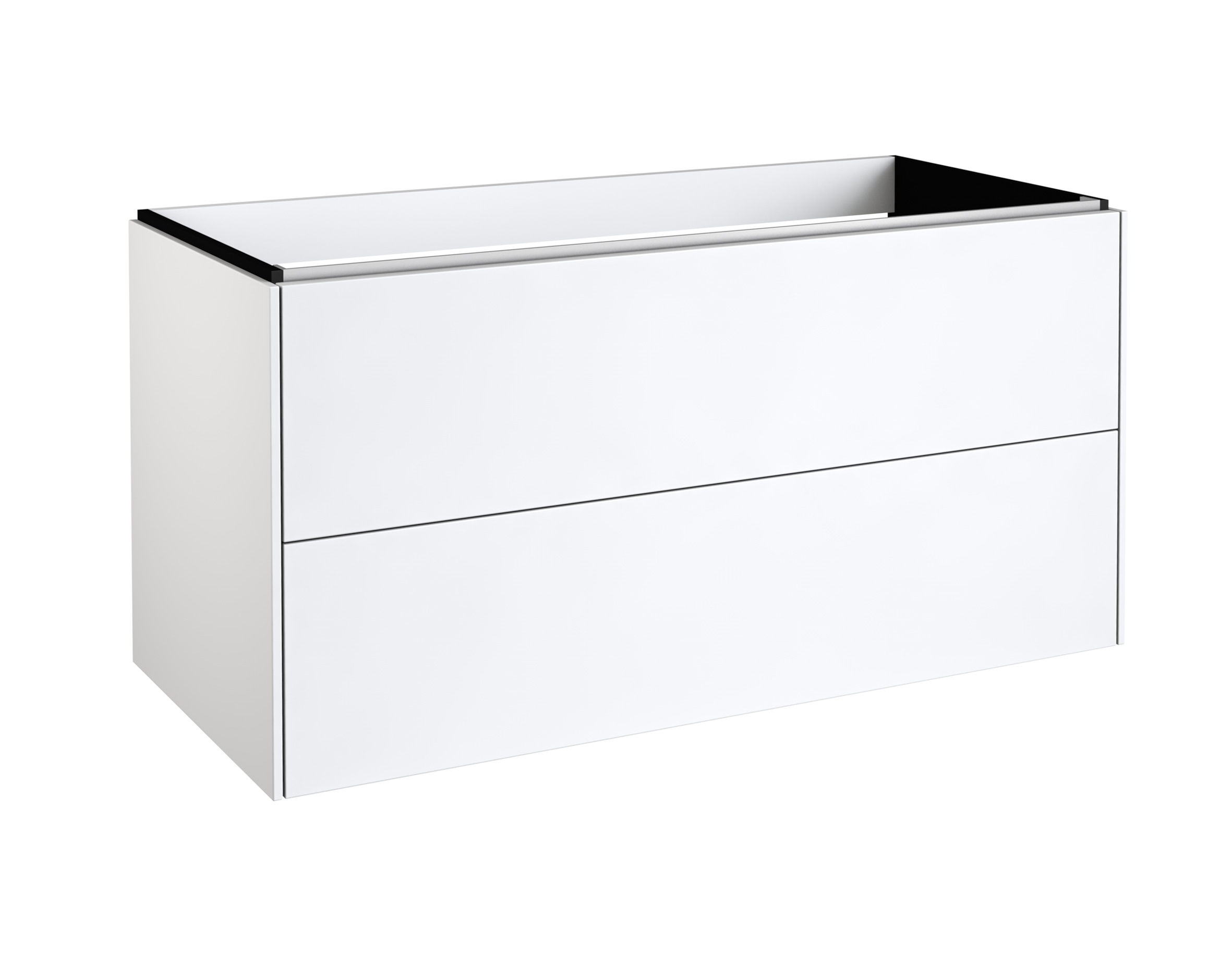 welltime Waschtisch »D-Line«, Badmöbel mit Keramik Waschbecken, Soft-Close-Funktion, Breite 121 cm