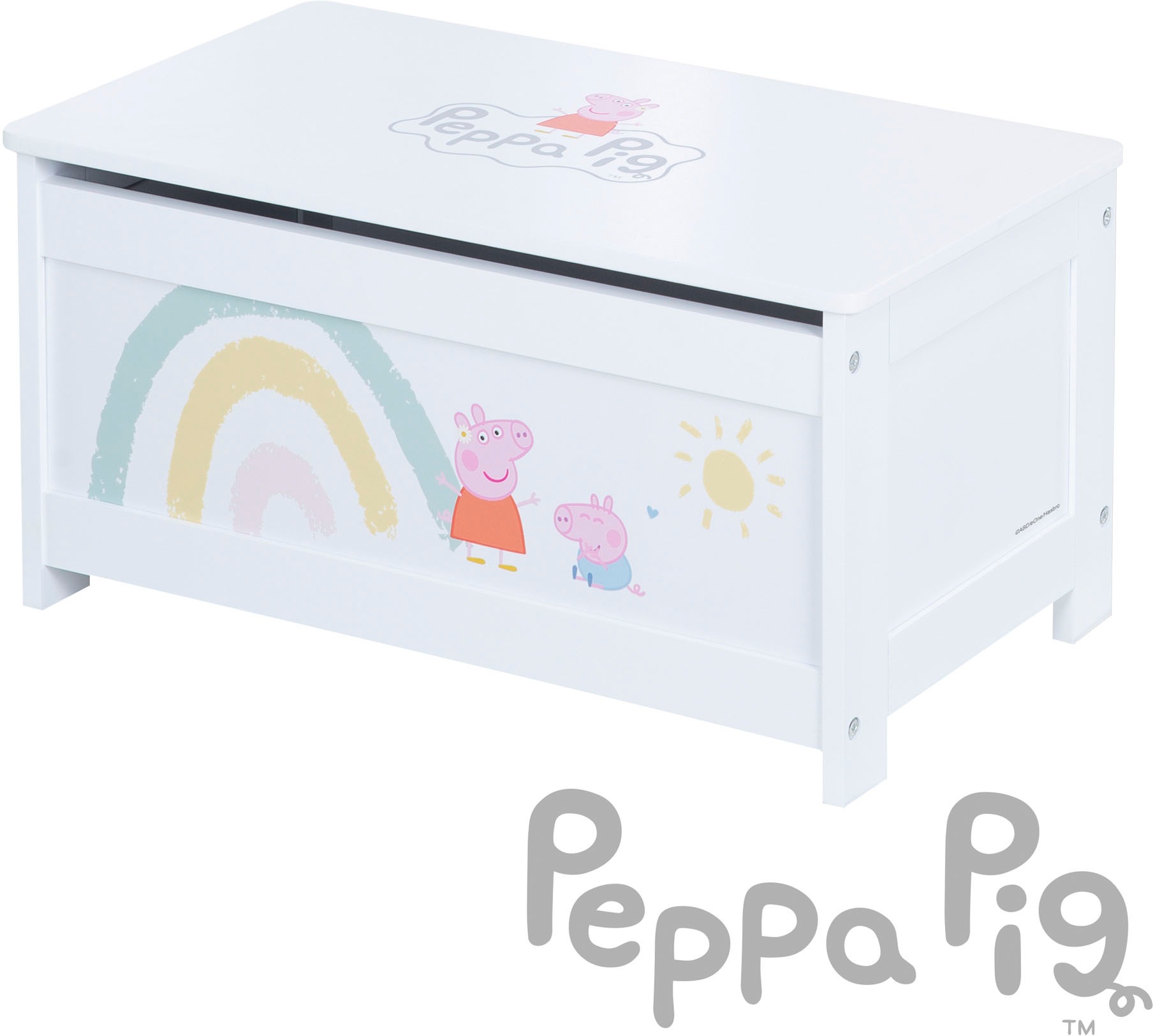 roba® Truhe »Peppa Pig«, mit Deckelbremse