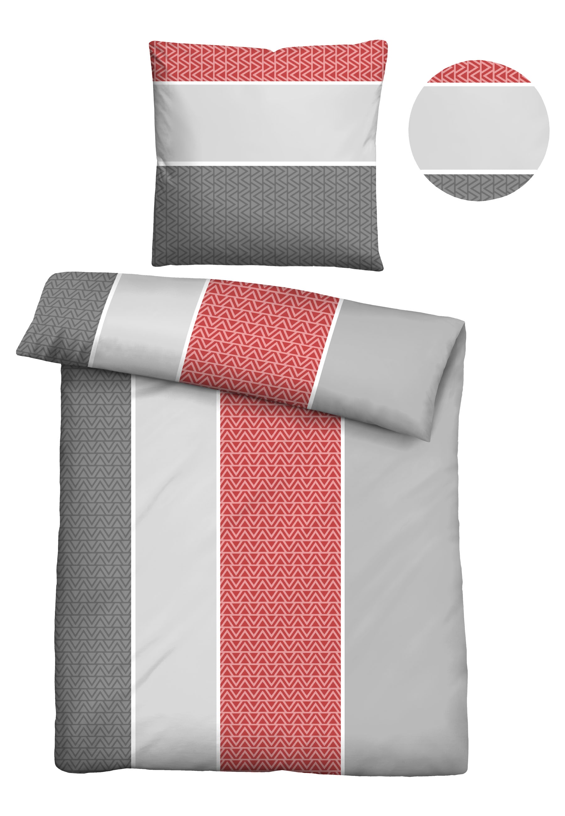 Castell - Markenbettwäsche Bettwäsche »0080447« 2 Stk. tlg. kuschelig warm, 100% Baumwolle, Winter