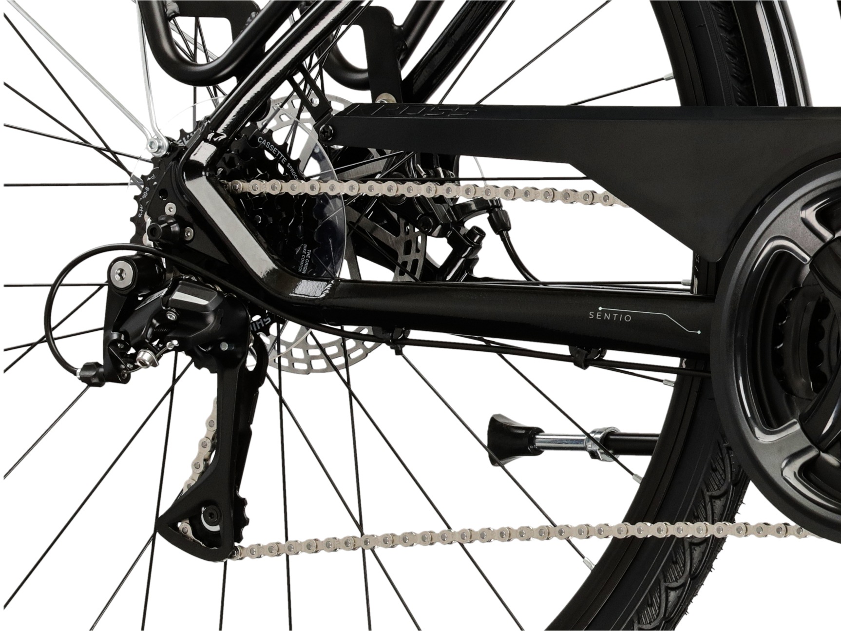 Kross Cityrad »Sentio 3.0 schwarz« 24 Gang Shimano ACERA M3020 Schaltwerk Kettenschaltung