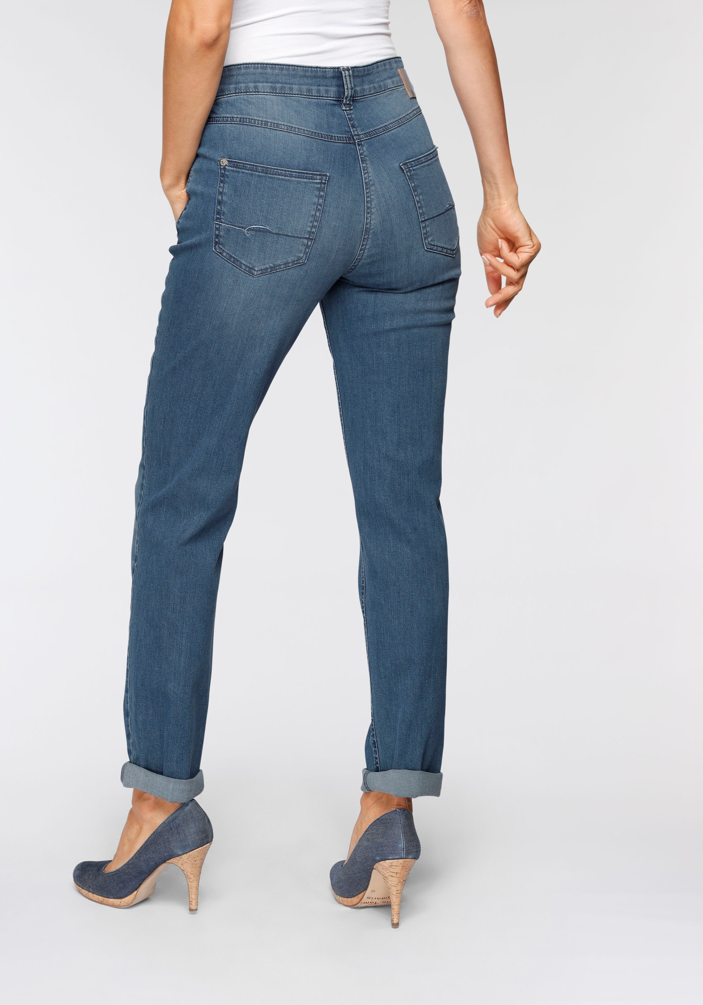 MAC 5-Pocket-Jeans »Angela«, Die Schmale