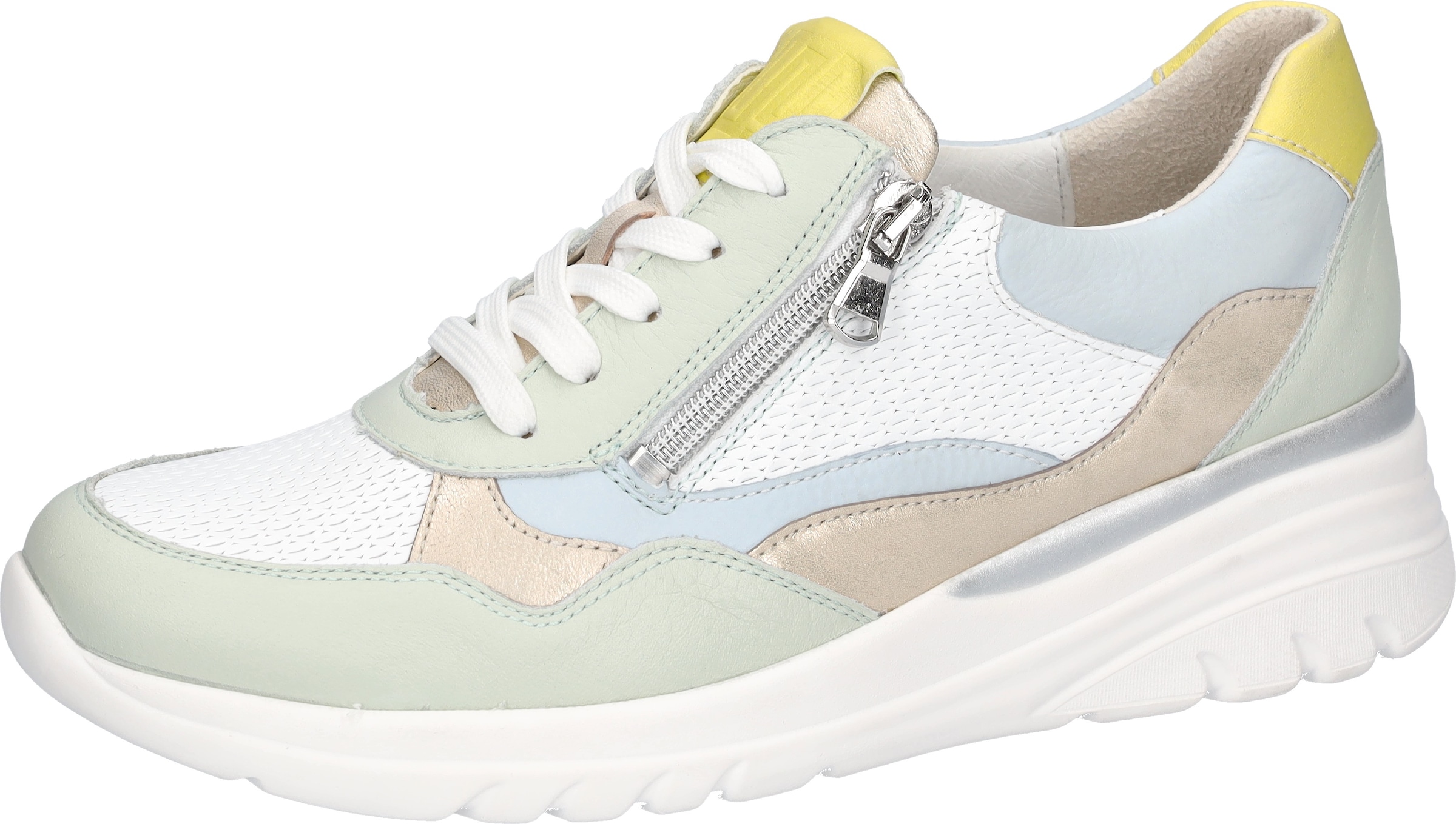 Waldläufer Keilsneaker »H-CARLA«  Schnürschuh, Halbschuh, Freizeitschuh mit Reißverschluss