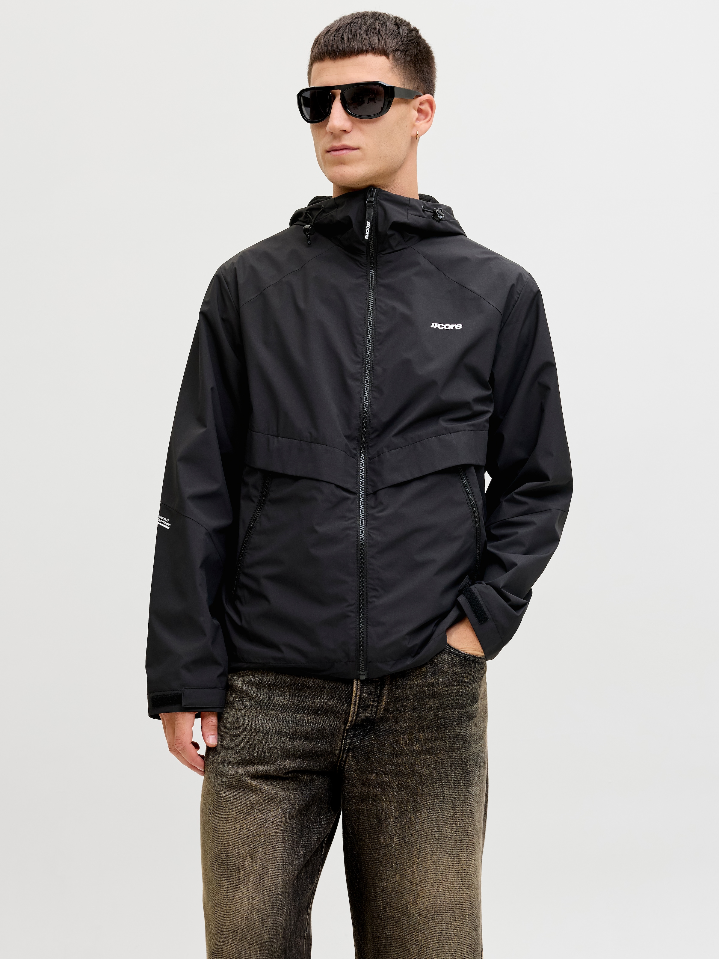 Jack & Jones Outdoorjacke »JCOCLUB LIGHT JACKET SN« mit Kapuze