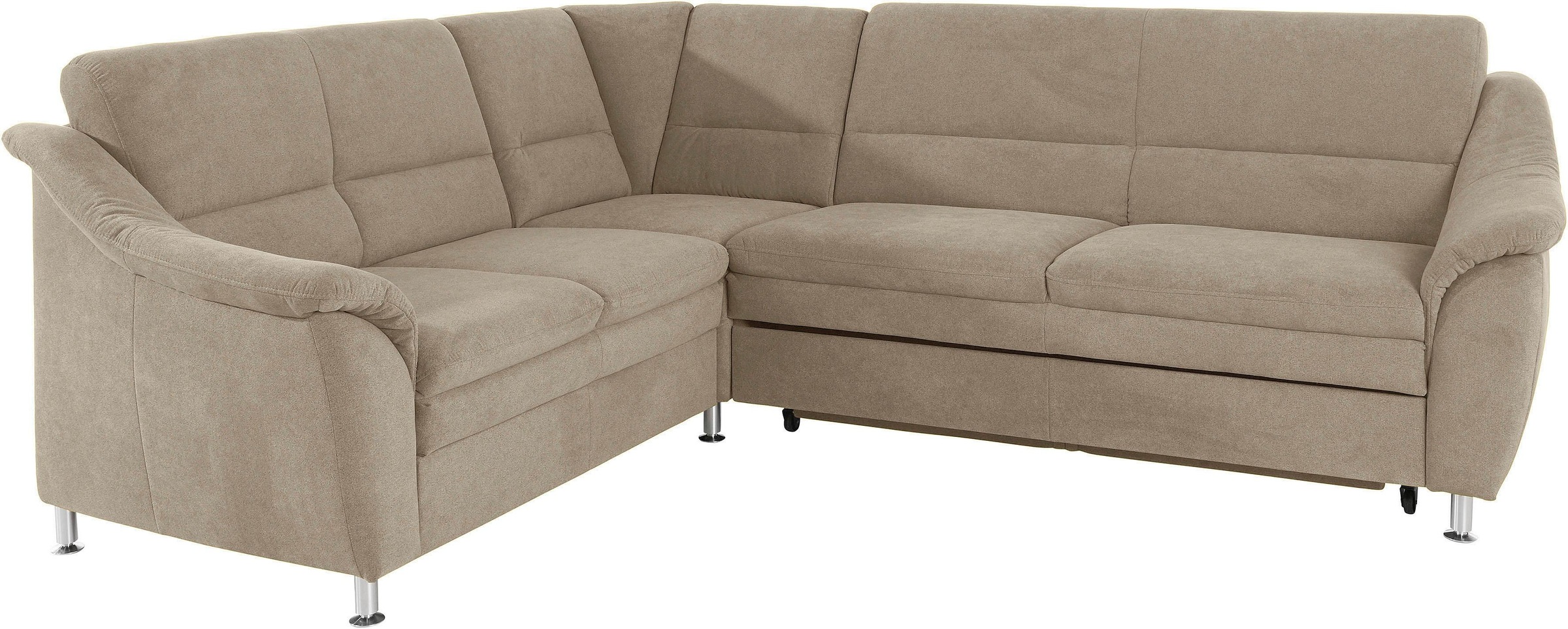 Places of Style Ecksofa »Cardoso L-Form«, Federkern, wahlweise mit Bett, Sc günstig online kaufen