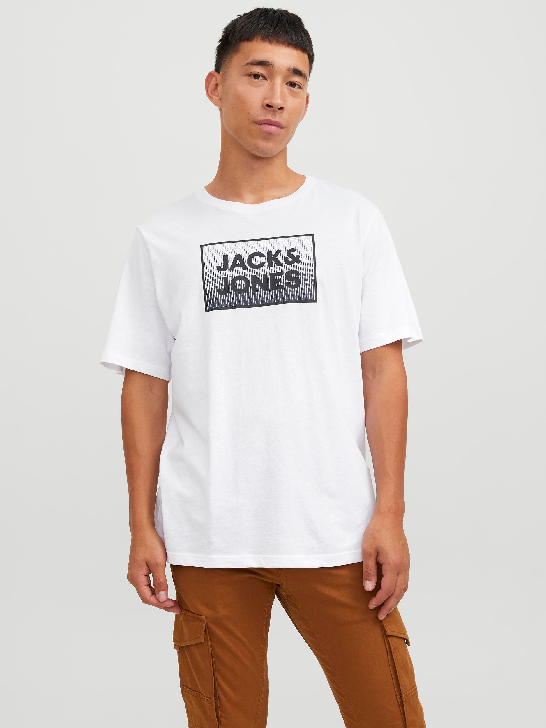 Jack & Jones Kurzarmshirt »JJSTEEL TEE SS CREW NECK«