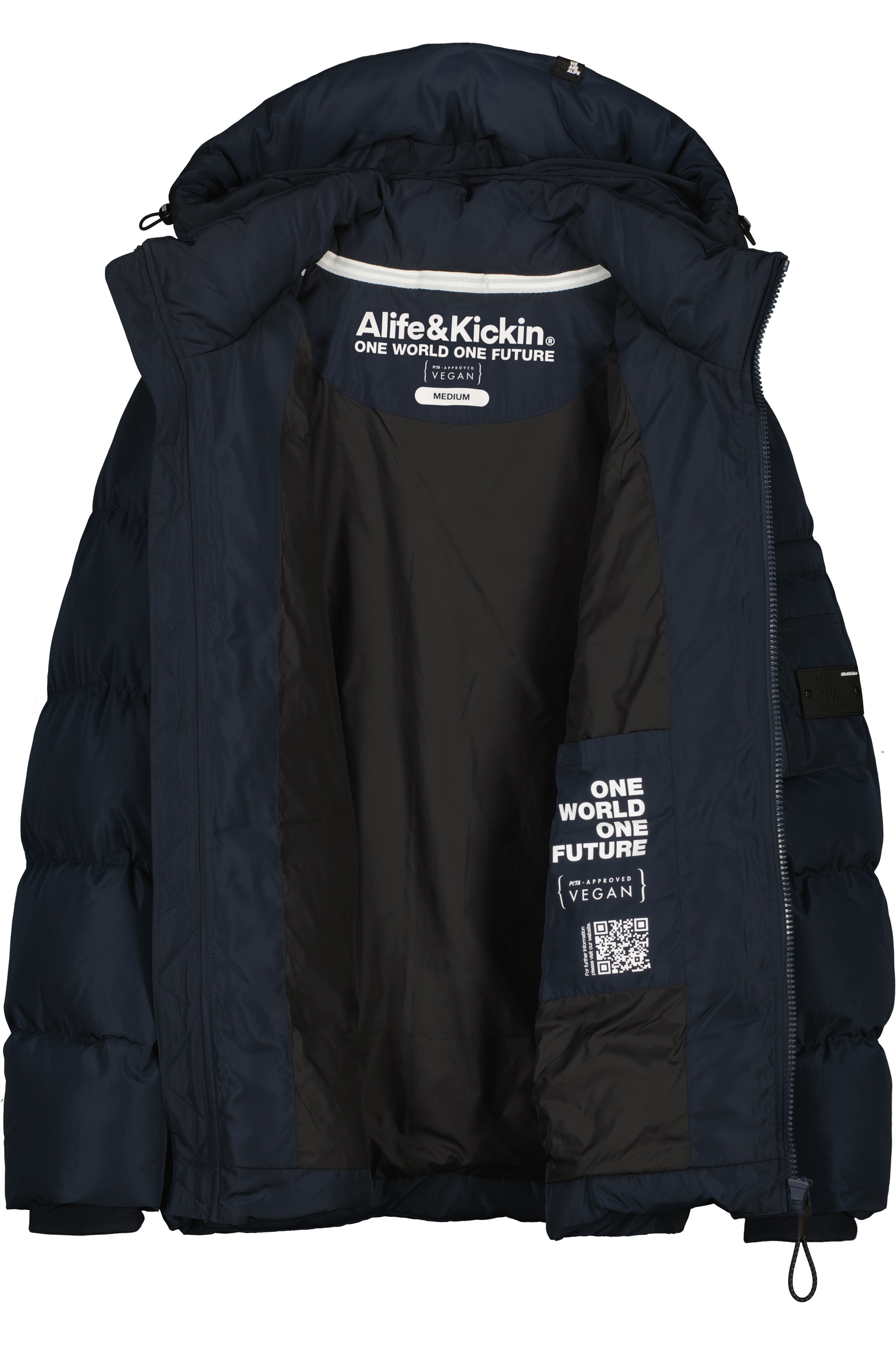 Alife & Kickin Winterjacke »Herren JamesAK A«, mit Kapuze