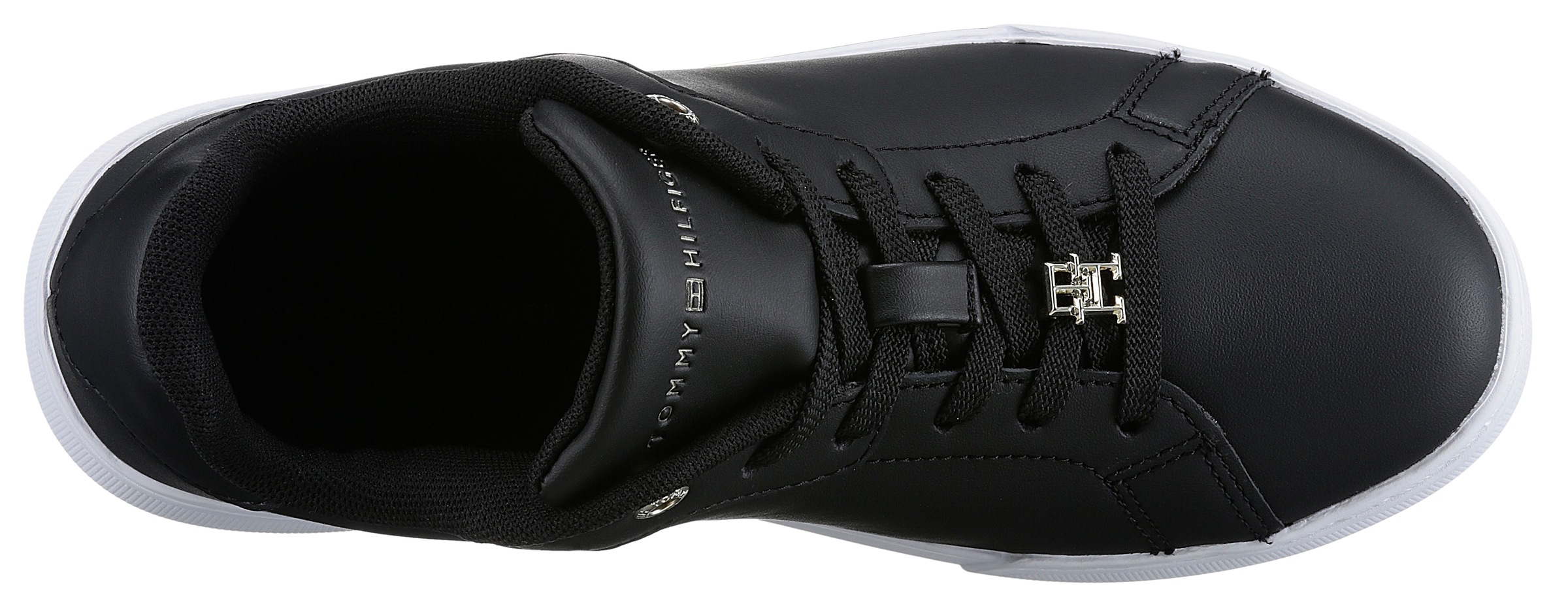 Tommy Hilfiger Sneaker »COURT SNEAKER GOLDEN TH«, mit goldfarbenen Details