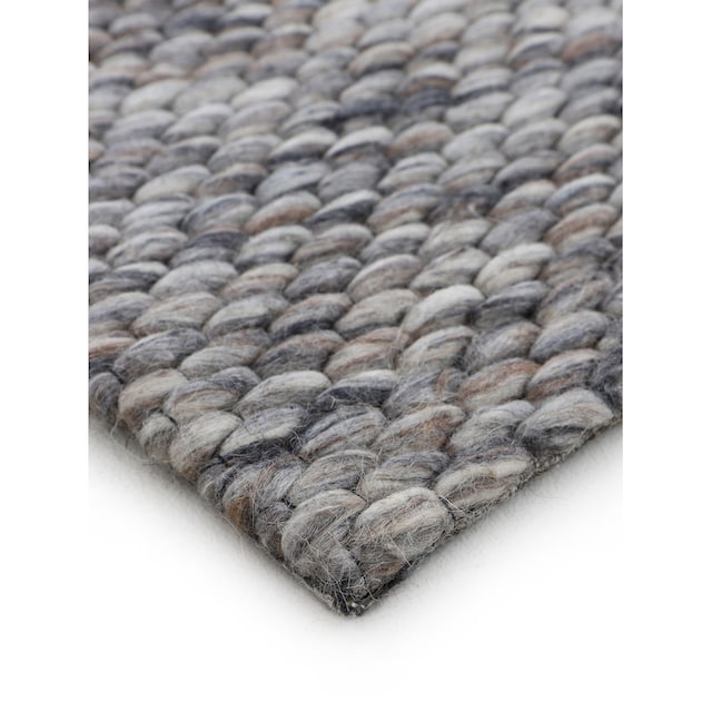 carpetfine Wollteppich »Sina«, rechteckig, Handweb Teppich, reine Wolle,  meliert, handgewebt, weich & kuschelig bequem und schnell bestellen