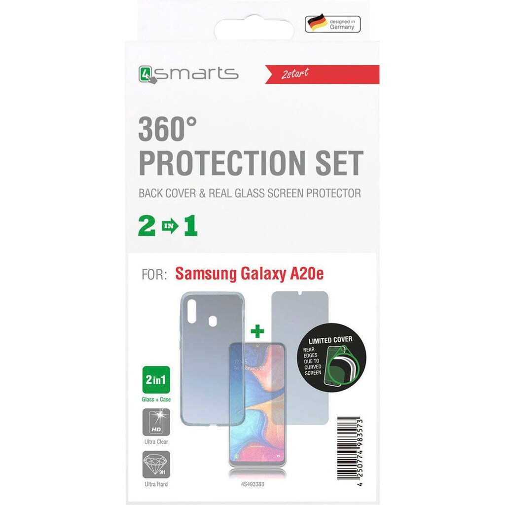 4smarts Smartphonetasche »360° Protection Set«