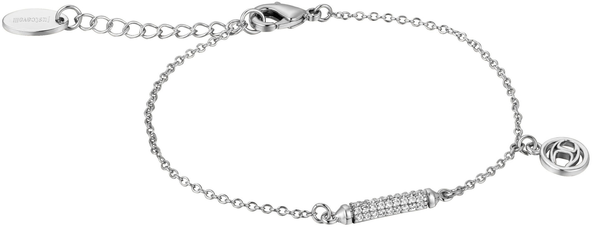 Just Cavalli Time Quarzuhr »Savoca«, (Set, 2 tlg., mit Armband), Armbanduhr, Damenuhr, Kristallsteine, Lederarmband, Gerschenkidee