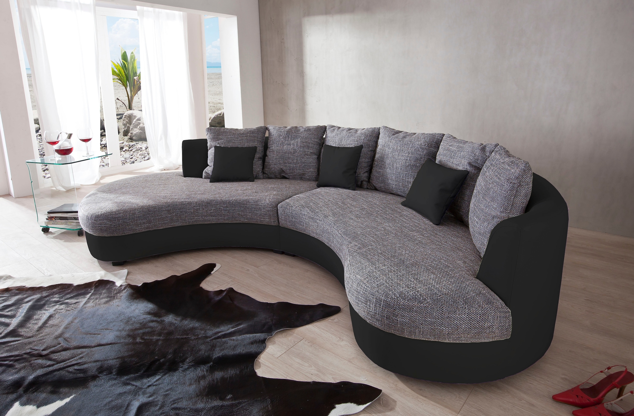 Home affaire Ecksofa »Limoncello organische Formensprache, OTTOs Choice, L- günstig online kaufen