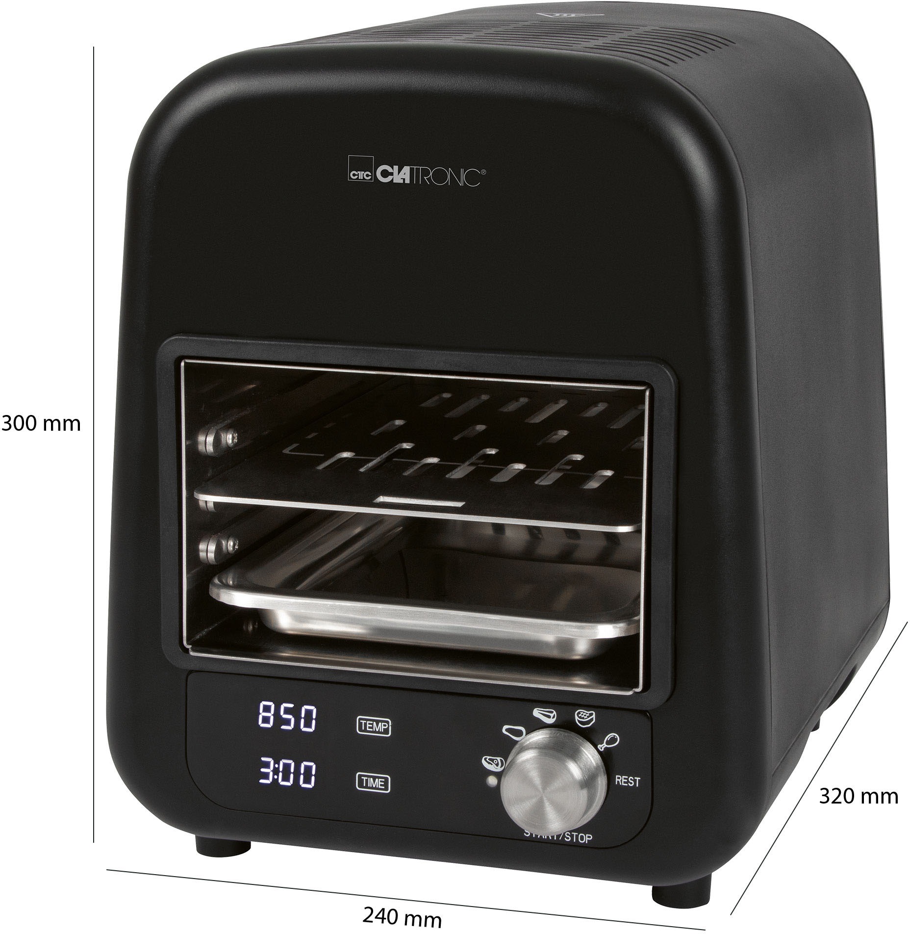 2. Bild von CLATRONIC Tischgrill »EBG 3760«, 1600 W