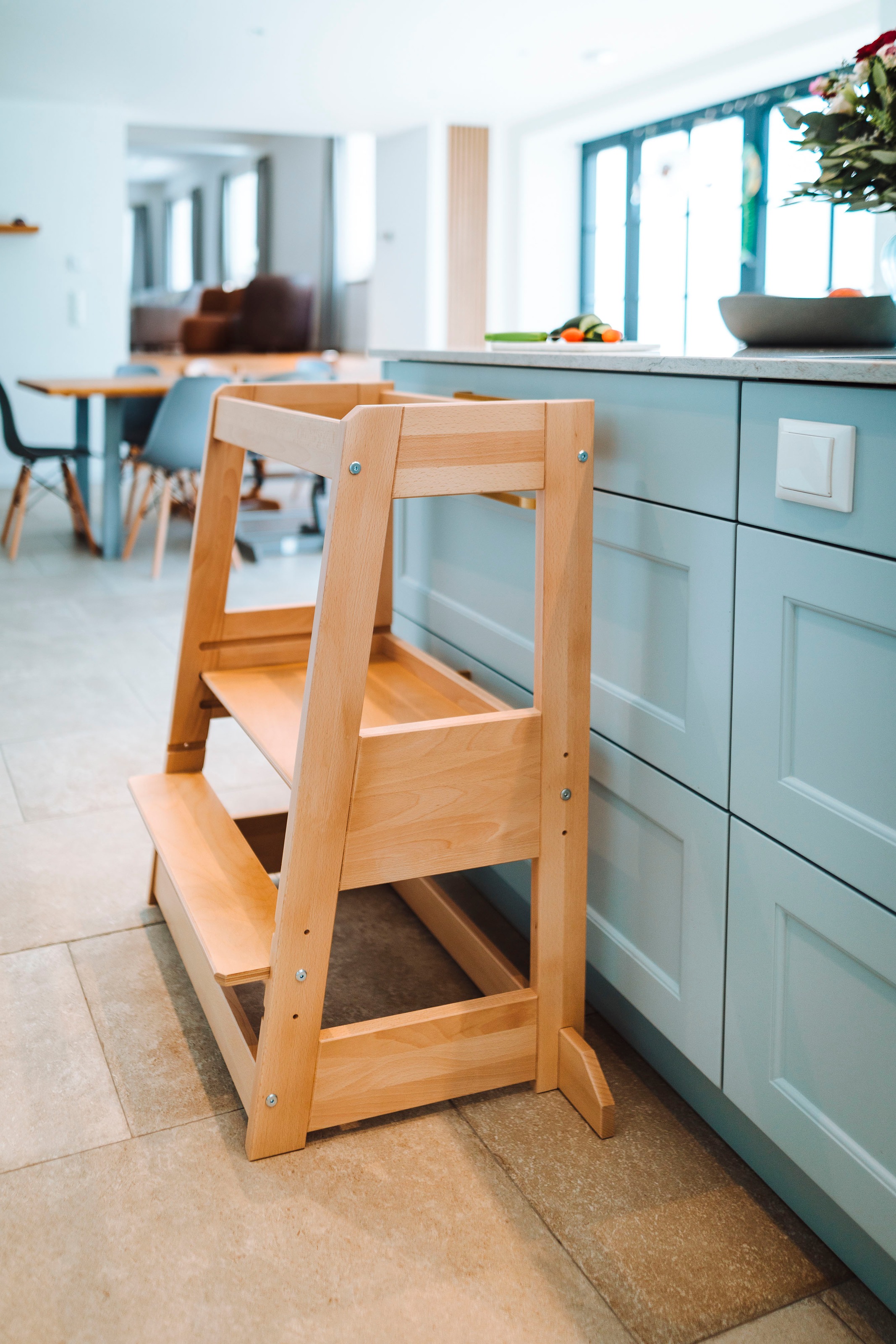 tiSsi® Stehhilfe »Zwillings-Lernturm, natur«, Made in Europe