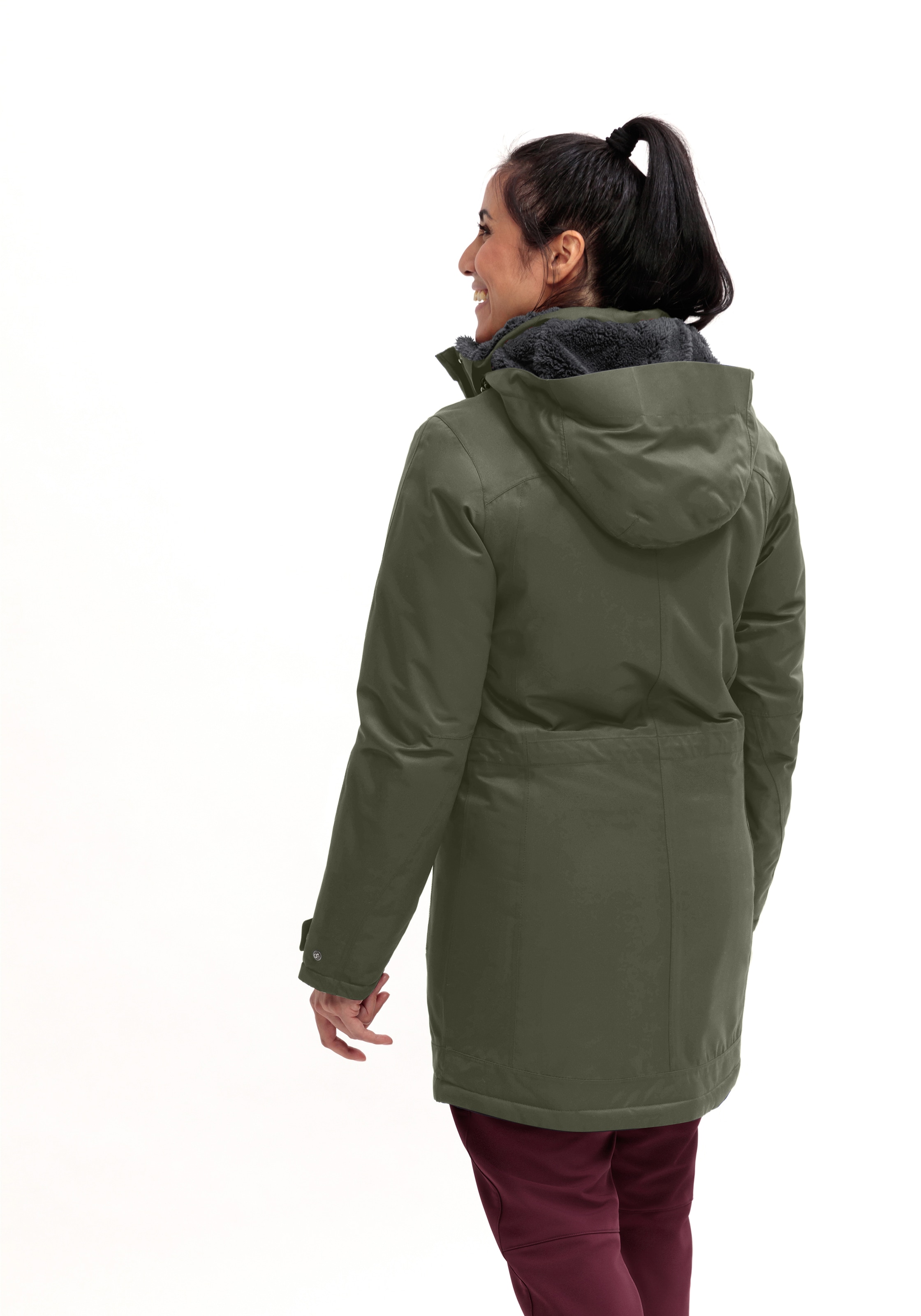 Maier Sports Funktionsjacke »Lisa 2.1«, Damen Mantel, atmungsaktiver Wintermantel, 2 RV-Taschen, Regular Fit