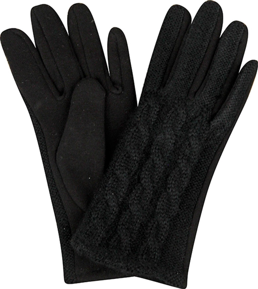 CAPELLI NEW YORK Strickhandschuhe black