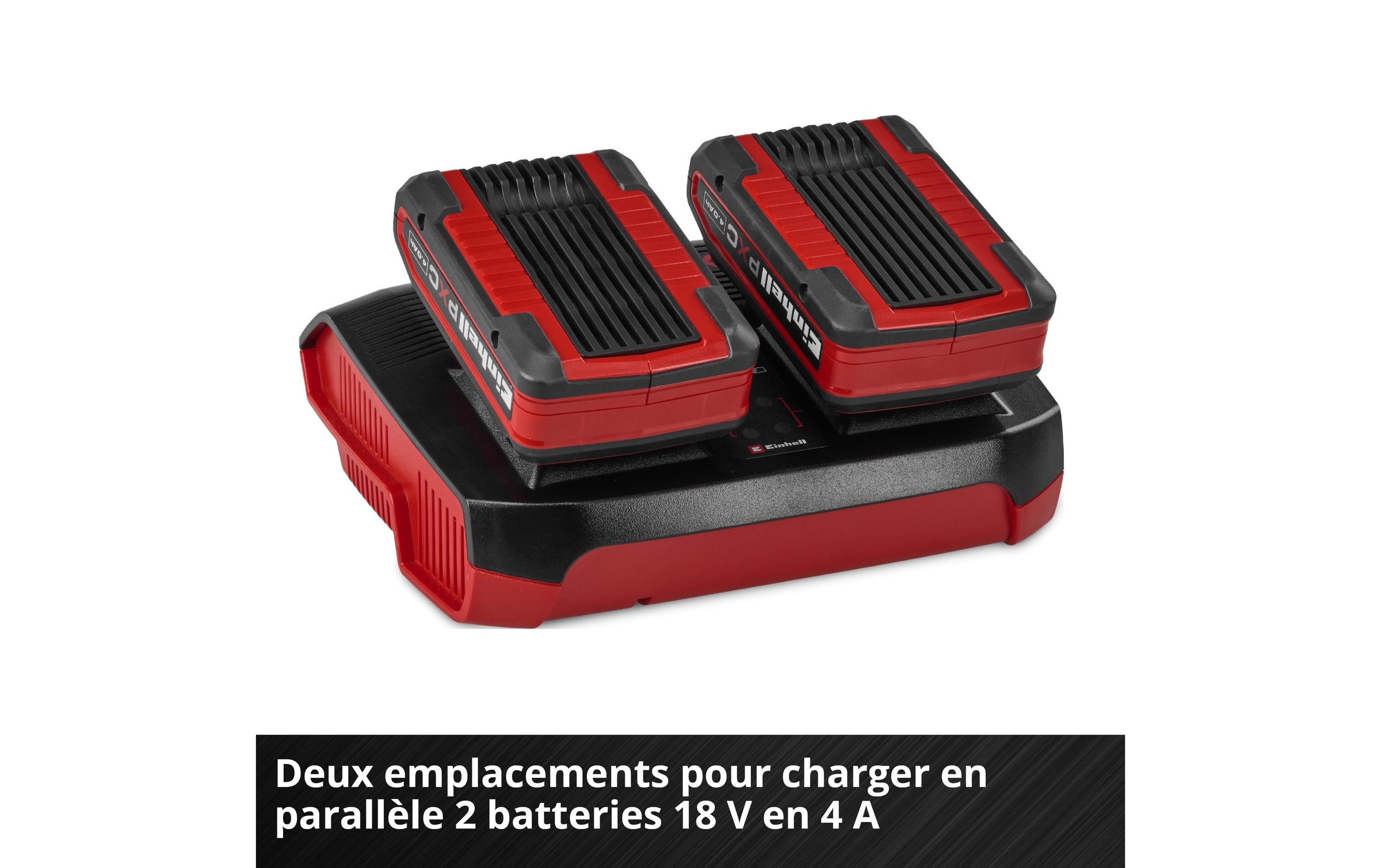 Einhell Universal-Ladegerät »Power-X-Twincharger 4 A« Ladezeit (min): 25