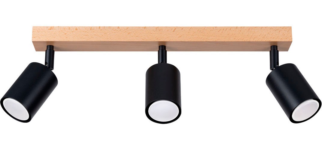 SOLLUX lighting Deckenleuchte »VERDO«, 3 flammig, Leuchtmittel GU10   ohne günstig online kaufen